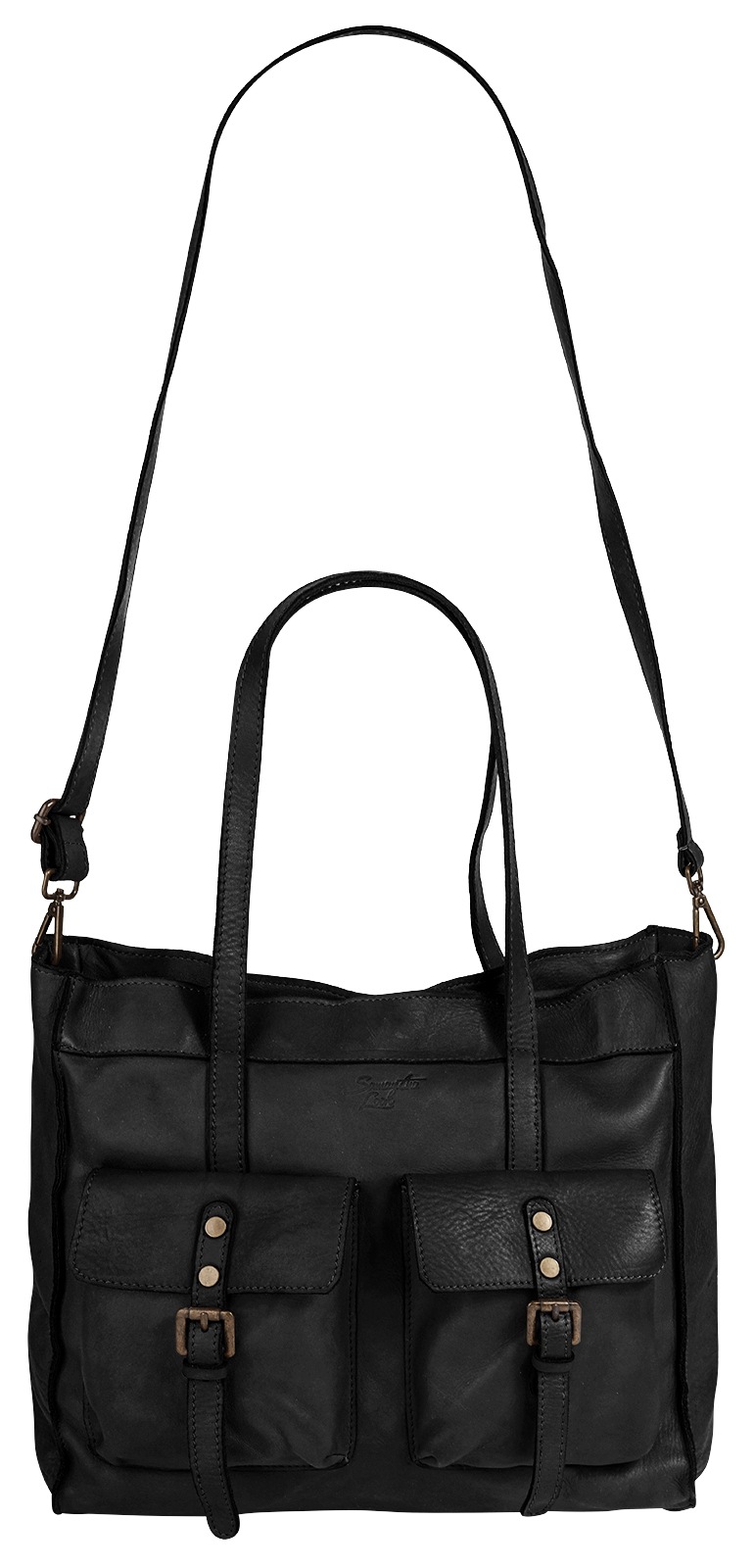 Samantha Look Shopper, echt Leder, Made in Italy