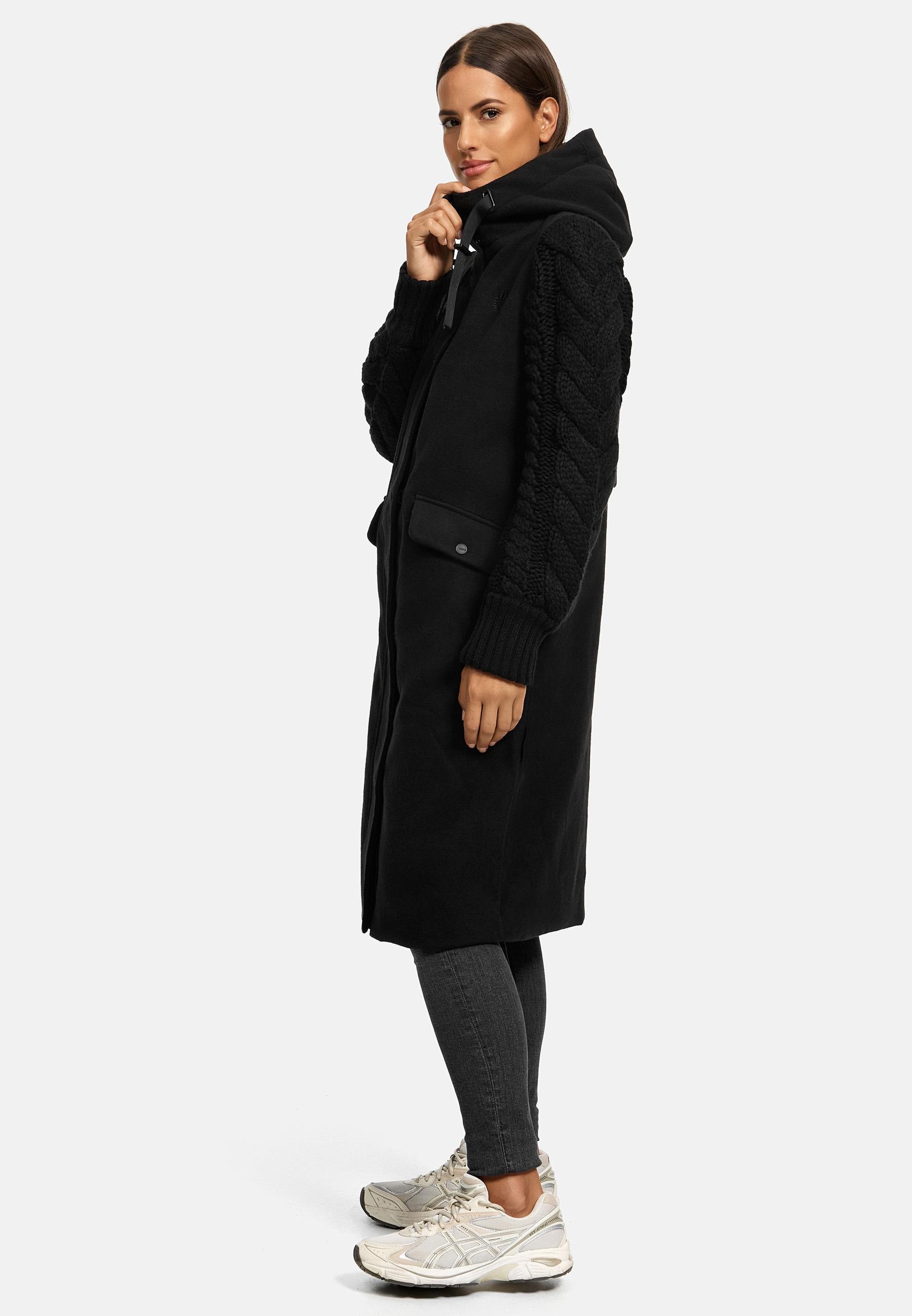 Navahoo Kurzmantel »Wintermantel Knit Babe 14«