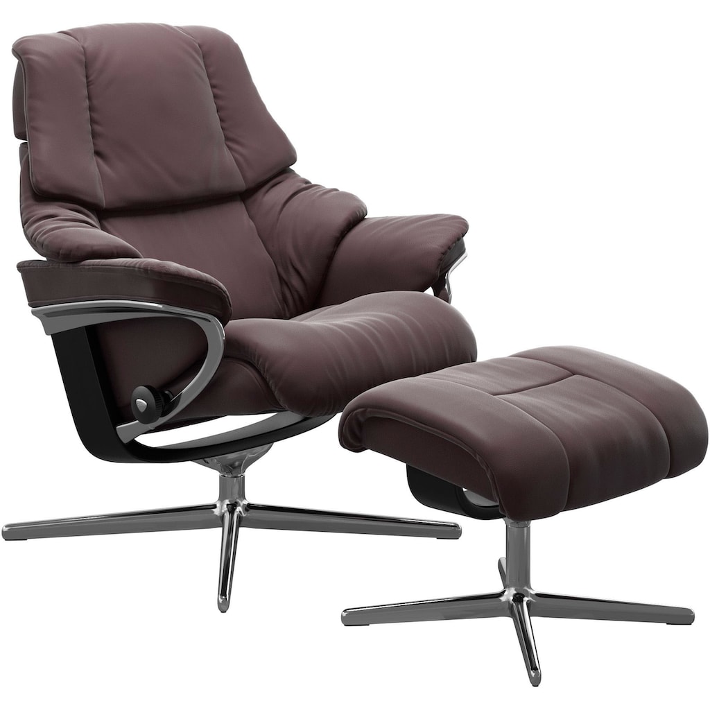 Stressless® Relaxsessel »Reno«, (Set, Relaxsessel mit Hocker)