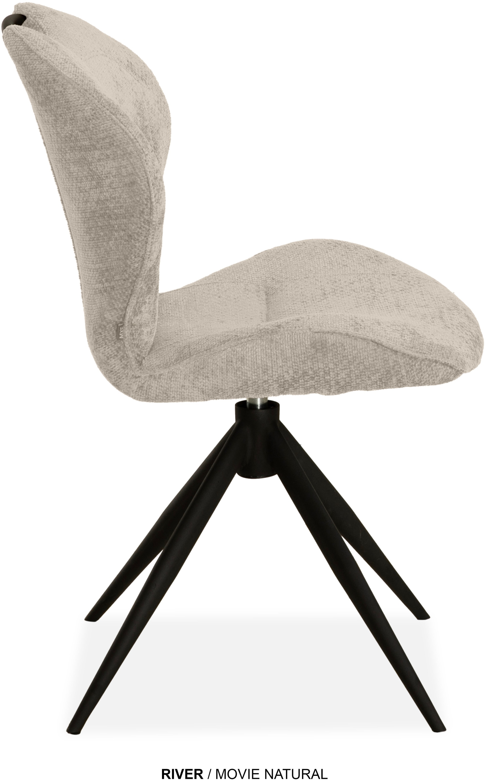 OMG Design Esszimmerstuhl »River« (Set) 2 Stk.Drehstuhl mit auto-return, mit Handgriff