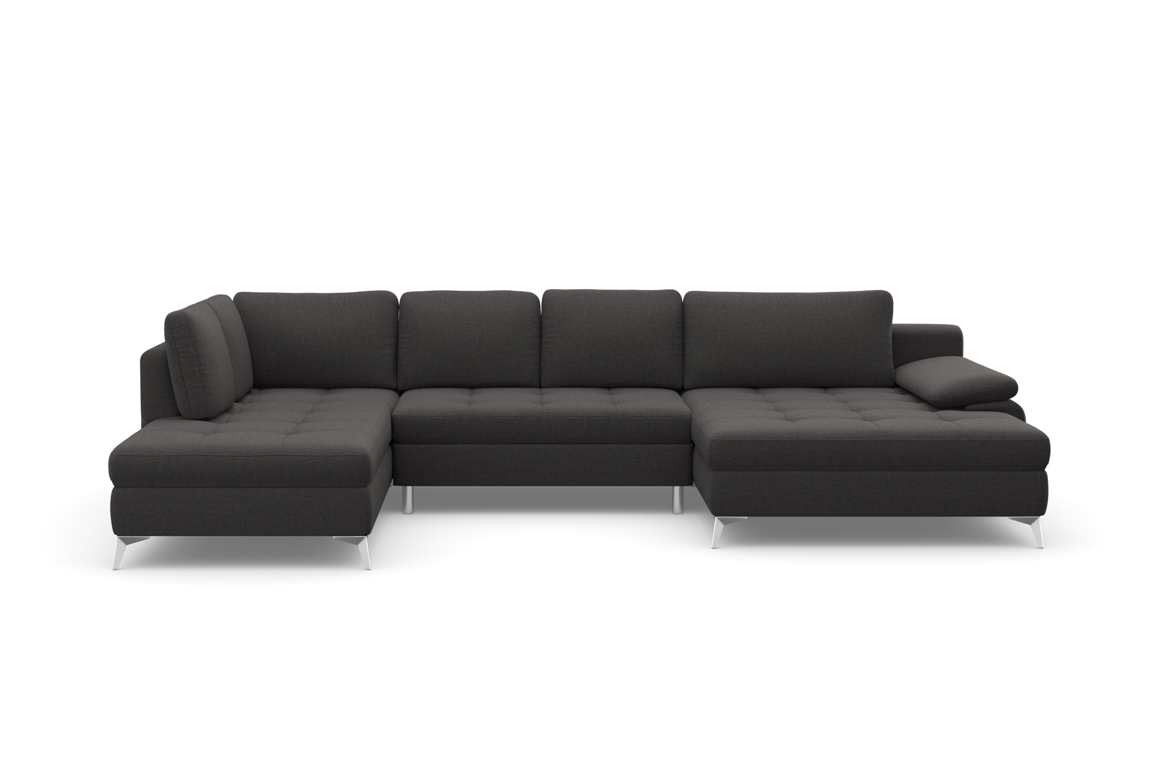 sit&more Wohnlandschaft »Latigo U-Form«, mit Mega-Recamiere, wahlweise mit Bettfunktion und Bettkasten