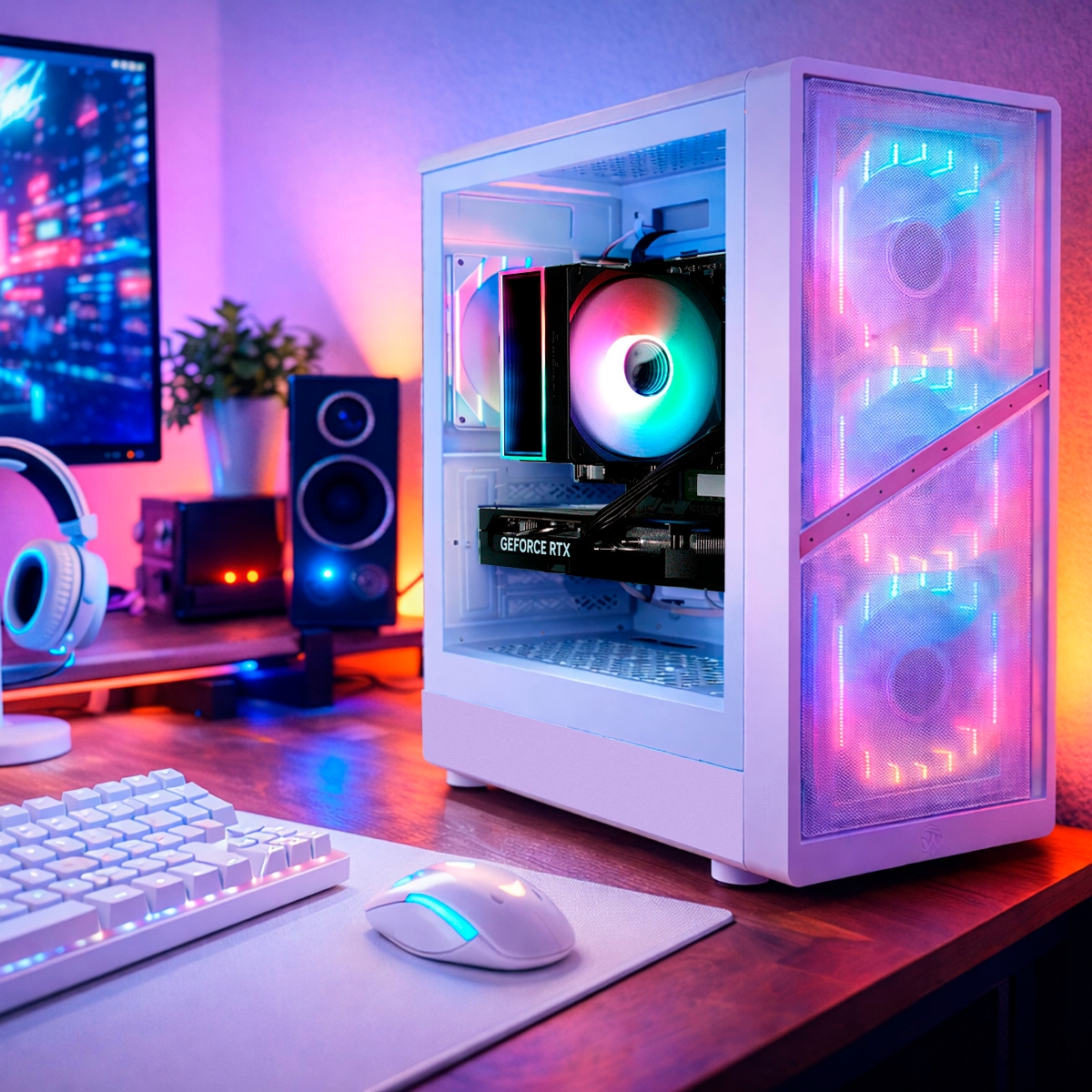 GAMEMAX Gaming-PC »AERIS MW 8188 AMD Ryzen 7 5700X 32GB 1TB SSD RTX 5060« Windows 11