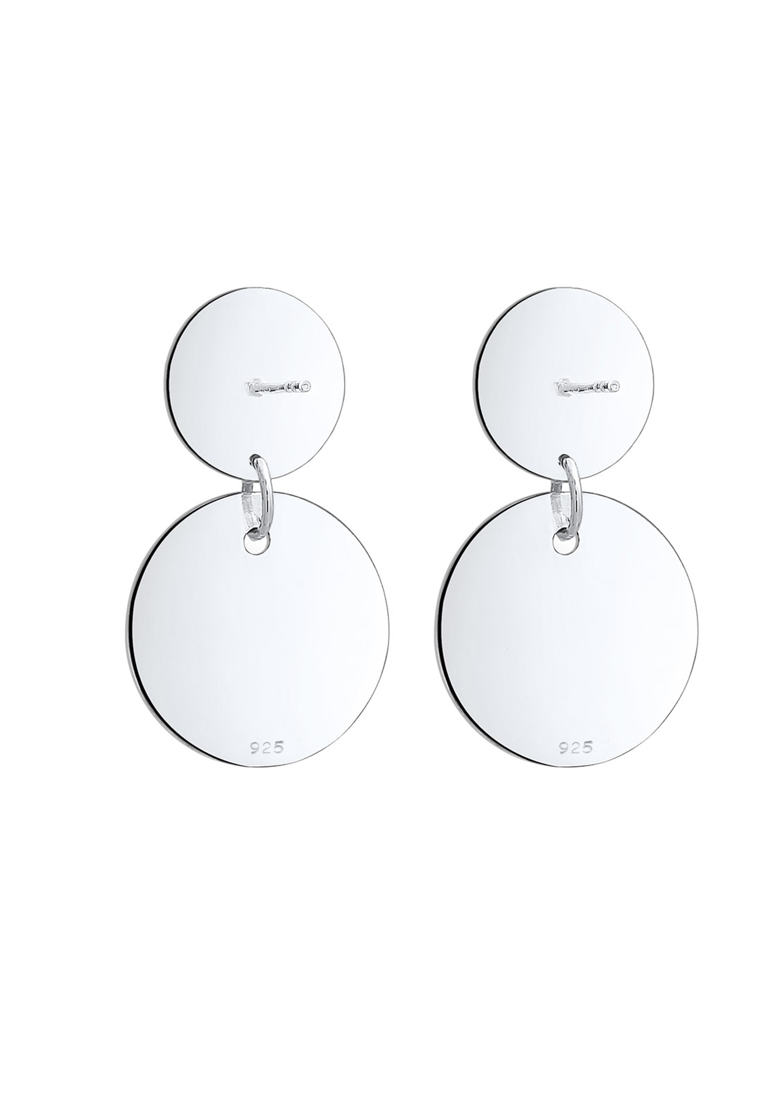 Elli Paar Ohrhänger »Ohrringe Ohrstecker Plättchen Lang 925 Sterling Silber«