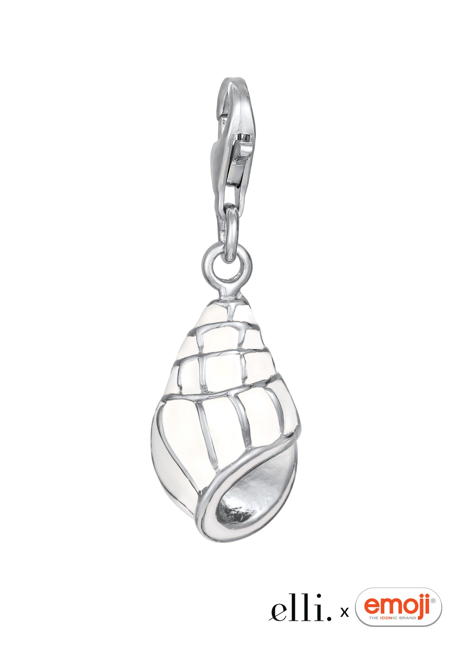 Elli Charm-Einhänger »Charm Muschel Anhänger Strand 925 Sterling Silber«