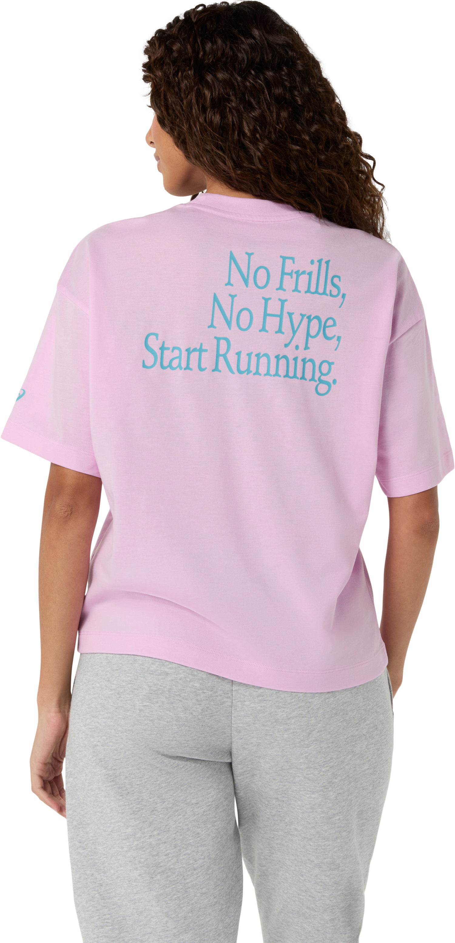 Asics Laufshirt »RUNNER MESSAGE GRAPHIC RELAXED TEE« mit Start Running auf Vorder- und Rückseite