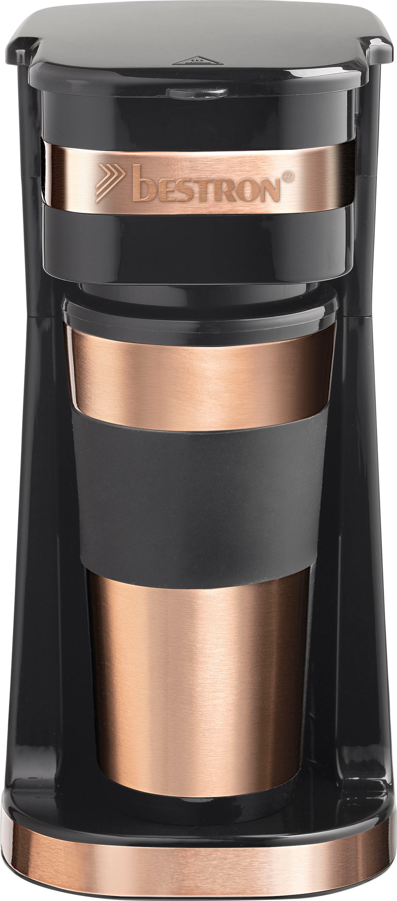 bestron Filterkaffeemaschine »ACM112CO, mit Isolierbecher, XXL 0,42 Filterkaffee«, Papierfilter, Garantie mit Jahren für 101 Kaffeekanne, 3 gemahlenen l