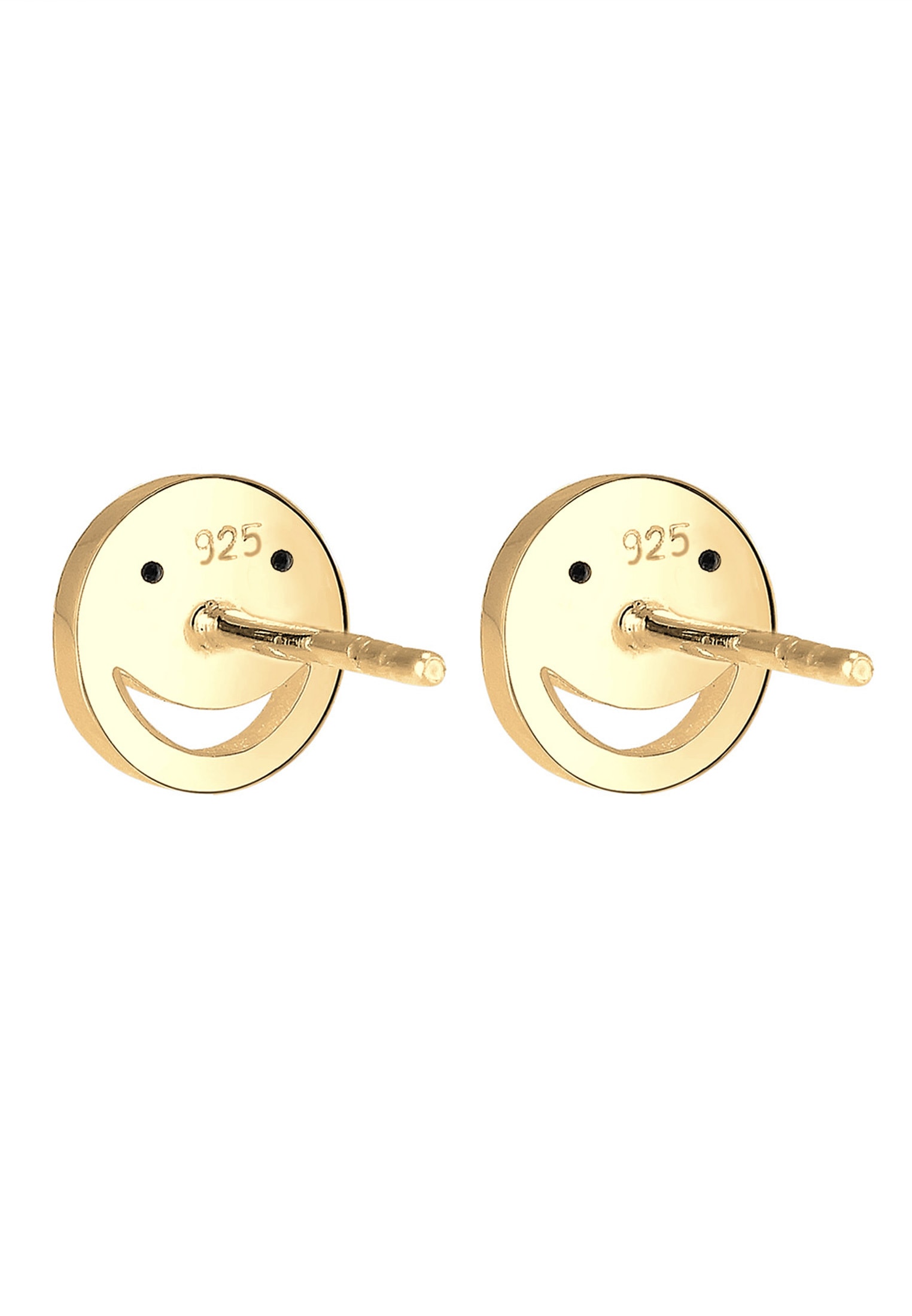 Elli Paar Ohrstecker »Ohrringe mit Smiling Face 925 Silber, mit Kristallen von Swarovski®«