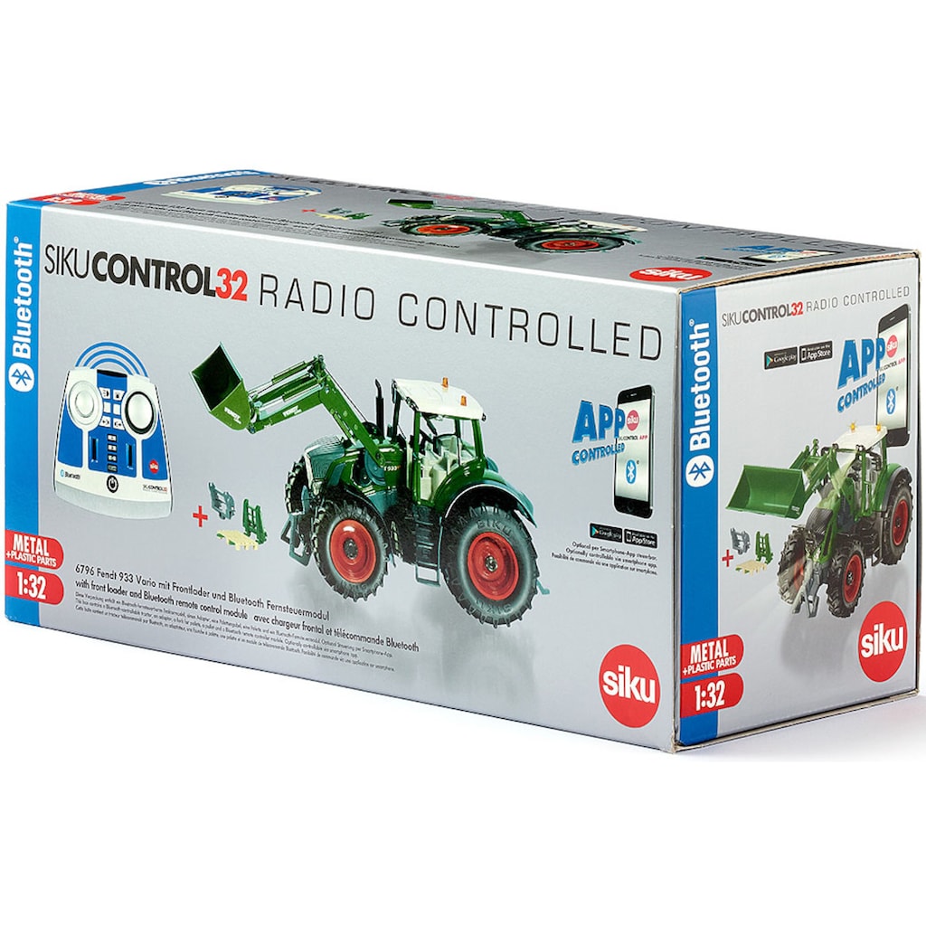 Siku RC-Traktor »SIKU Control, Fendt 933 Vario m. Frontlader (6796)«, 1:32 inkl. Bluetooth App-Steuerung mit Licht