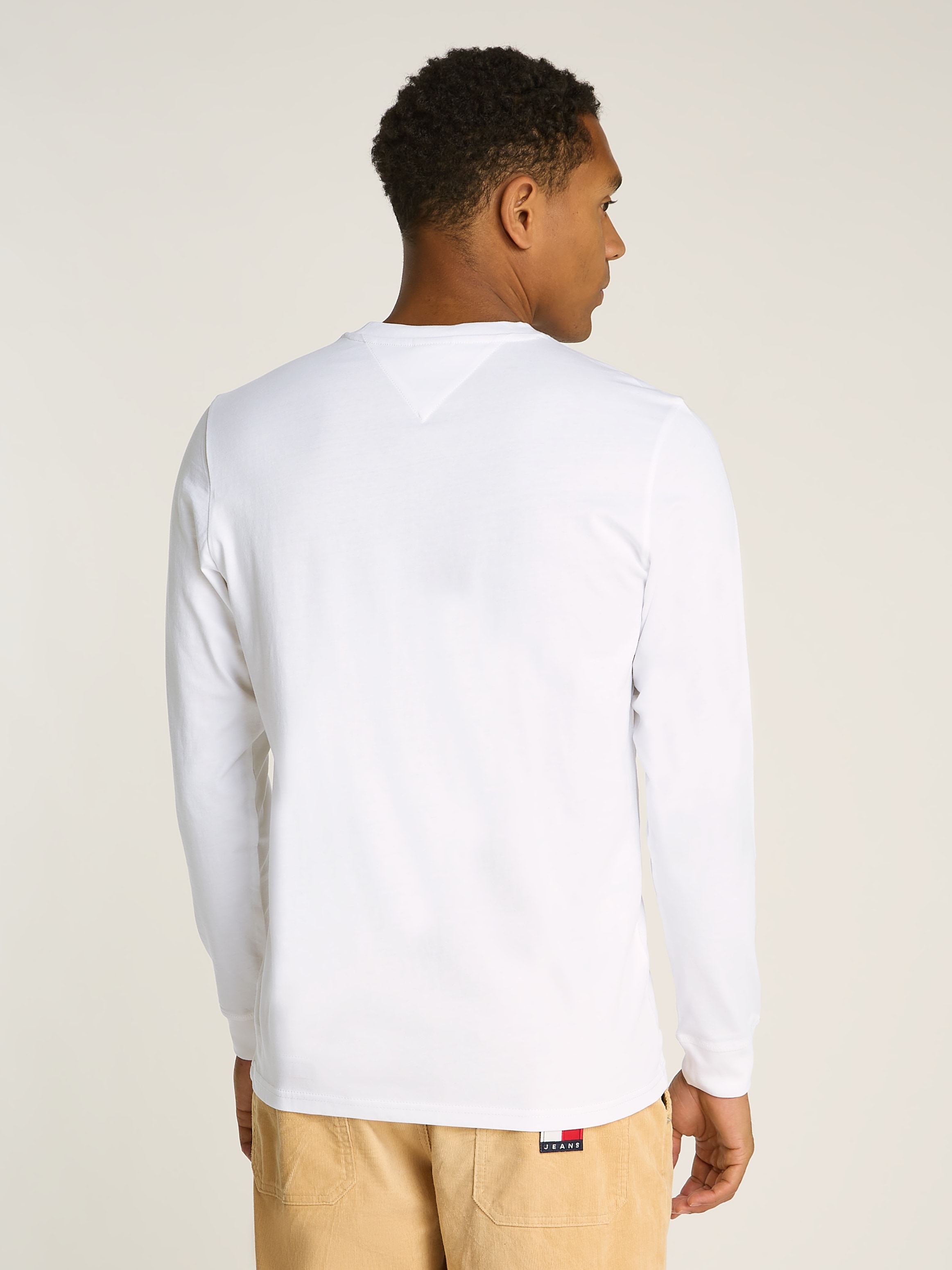 Tommy Jeans Plus Longsleeve »TJM SLIM LINEAR CHST L/S TEE EXT«, Große Größen