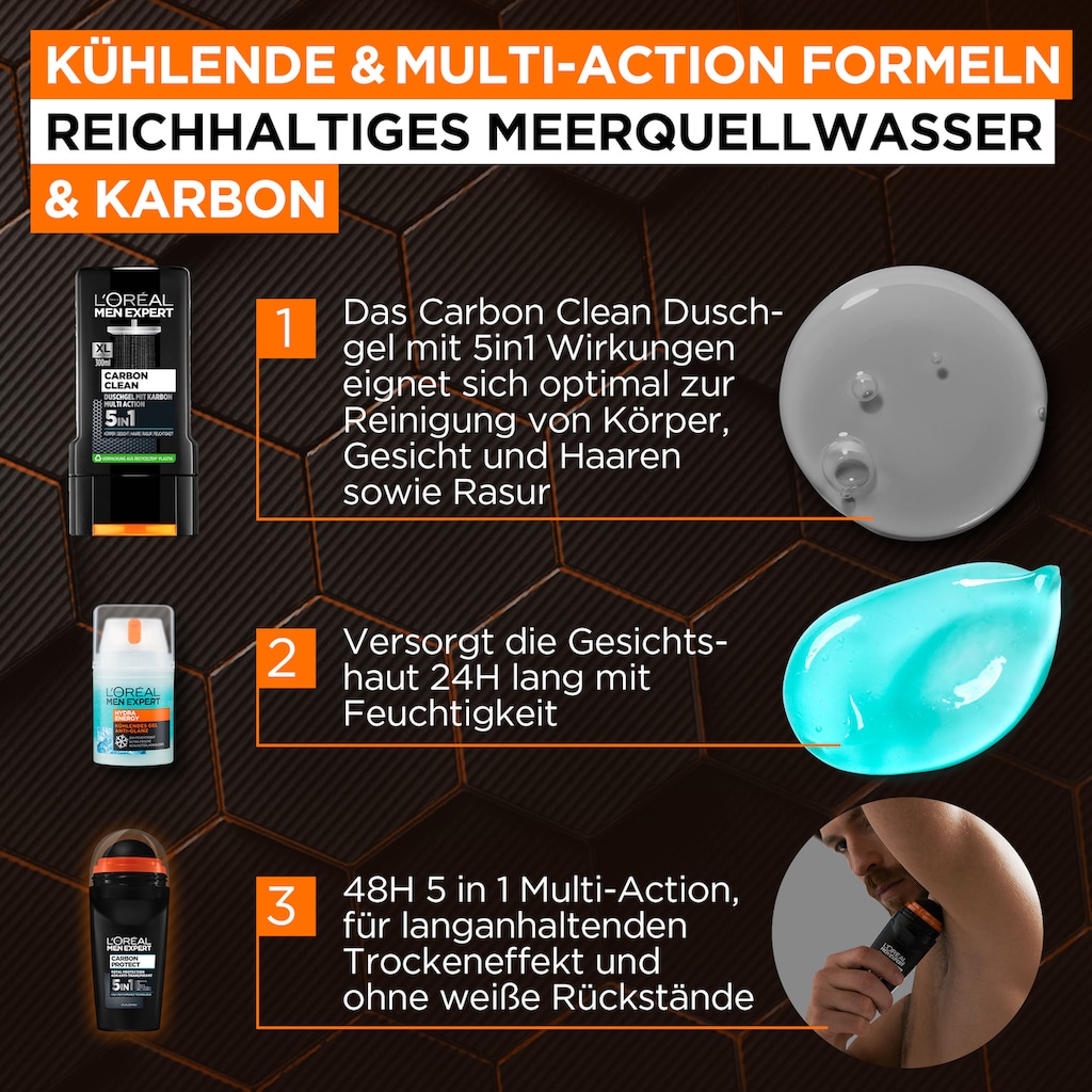 L'ORÉAL PARIS MEN EXPERT Pflege-Set »Bestseller Box«, (3 tlg.)