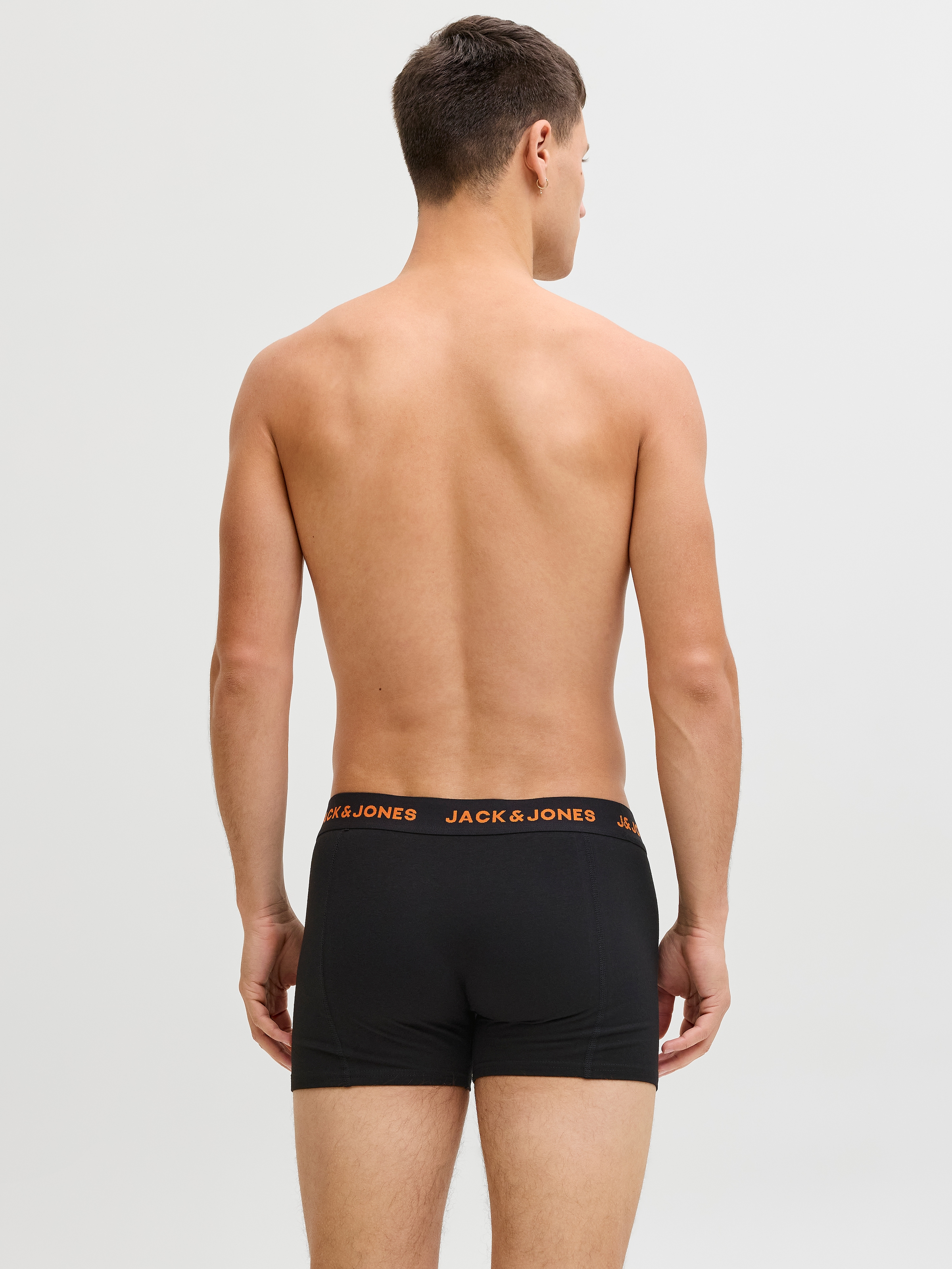 Jack & Jones Trunk »JACBLACK – Formschlüssige Boxershorts mit elastischem Bund« Packung, 5 Stk. unifarben, casual, körpernah, Jersey