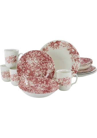 Kombiservice »Geschirr-Set Splendor«, (Set, 16 tlg., Kaffeeservice und Tafelservice im...