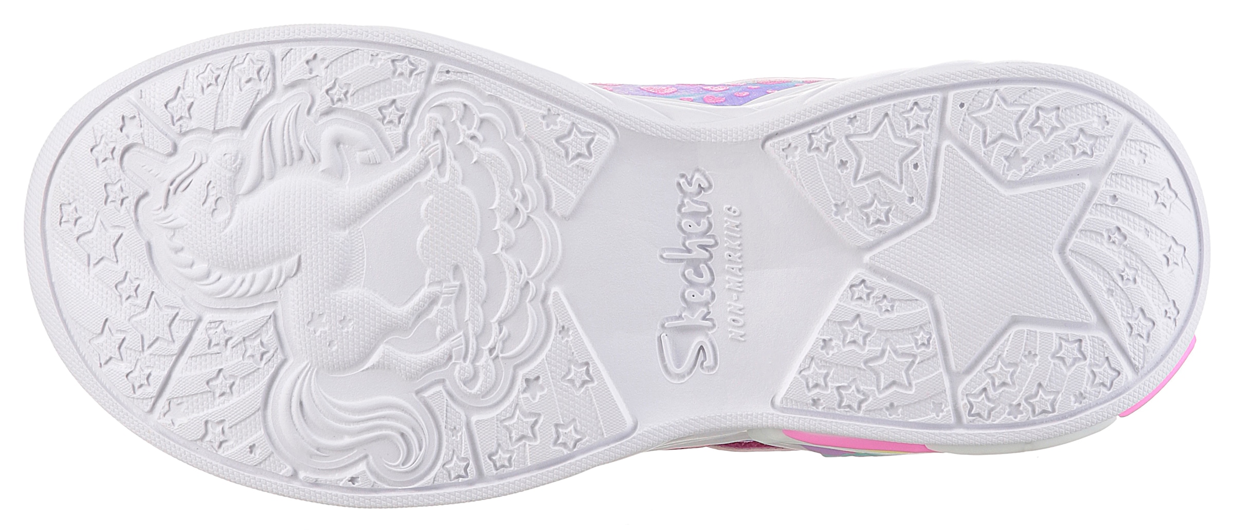 Skechers Sneaker »UNICORN DREAMS«  Klettschuh mit Einhorn, Größenschablone zum Download