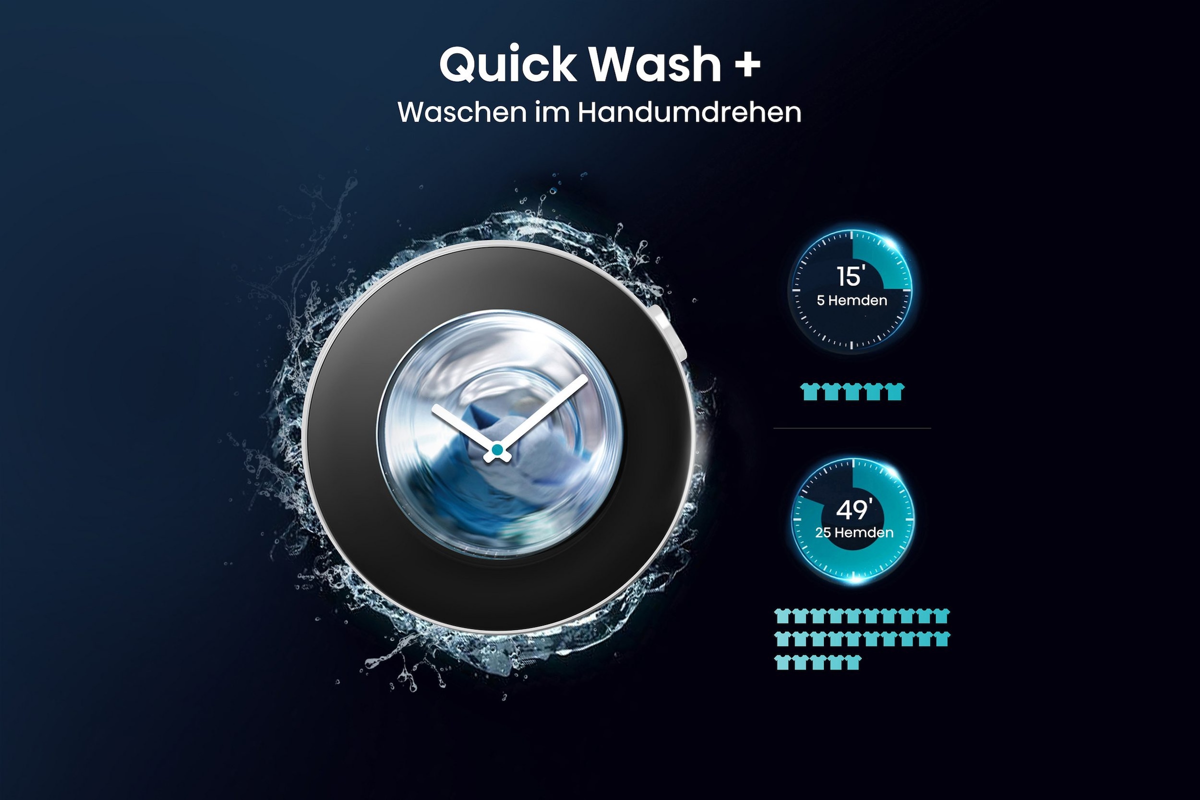 Hisense Waschtrockner »WD5S1045BW« 10,5 kg /6 kg 72 dB(A) 10,5kg/ 6kg