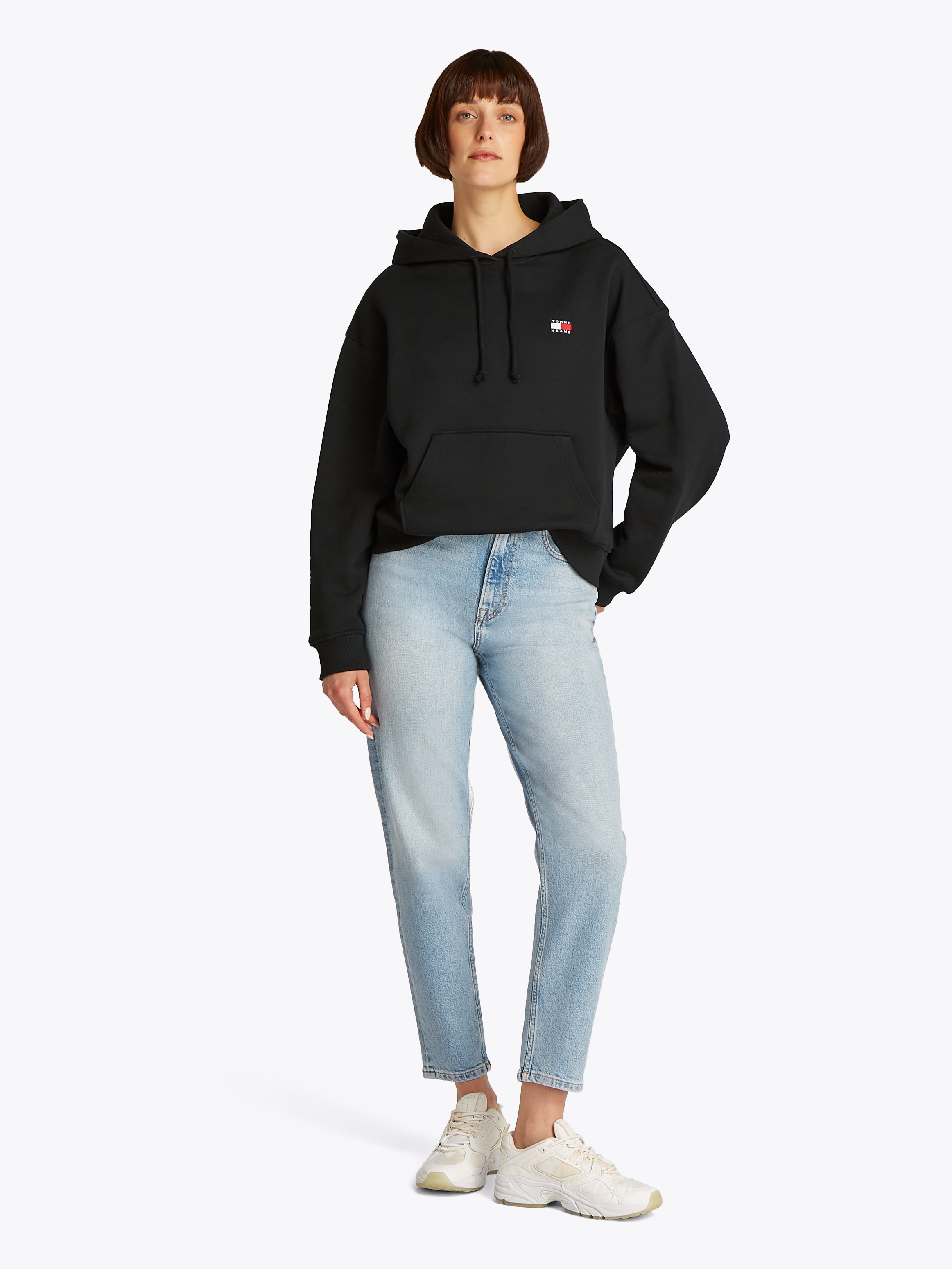 Tommy Jeans Hoodie »TJW BXY BADGE HOODIE EXT«, mit Logo-Badge