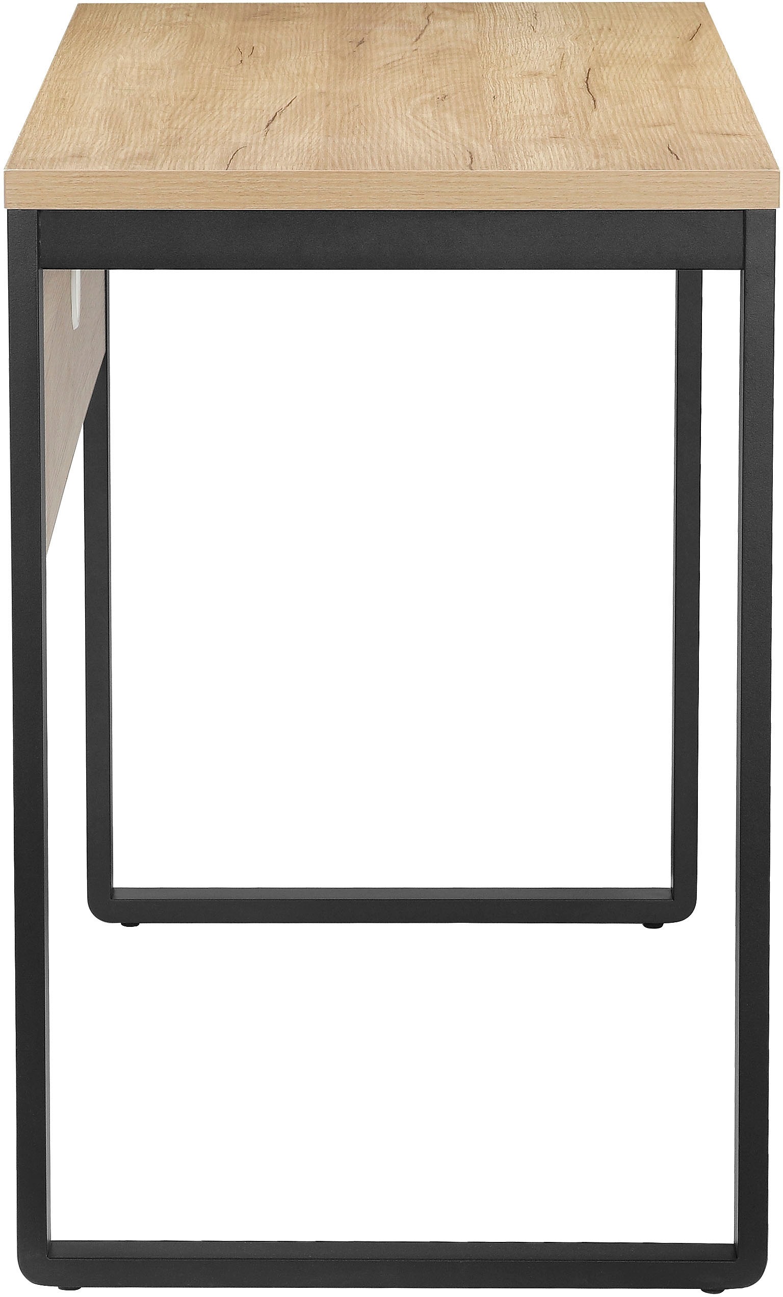 OTTO home Schreibtisch »Moid« Computertisch, Kabeldurchlass, Metallkufen, Breite 100 cm