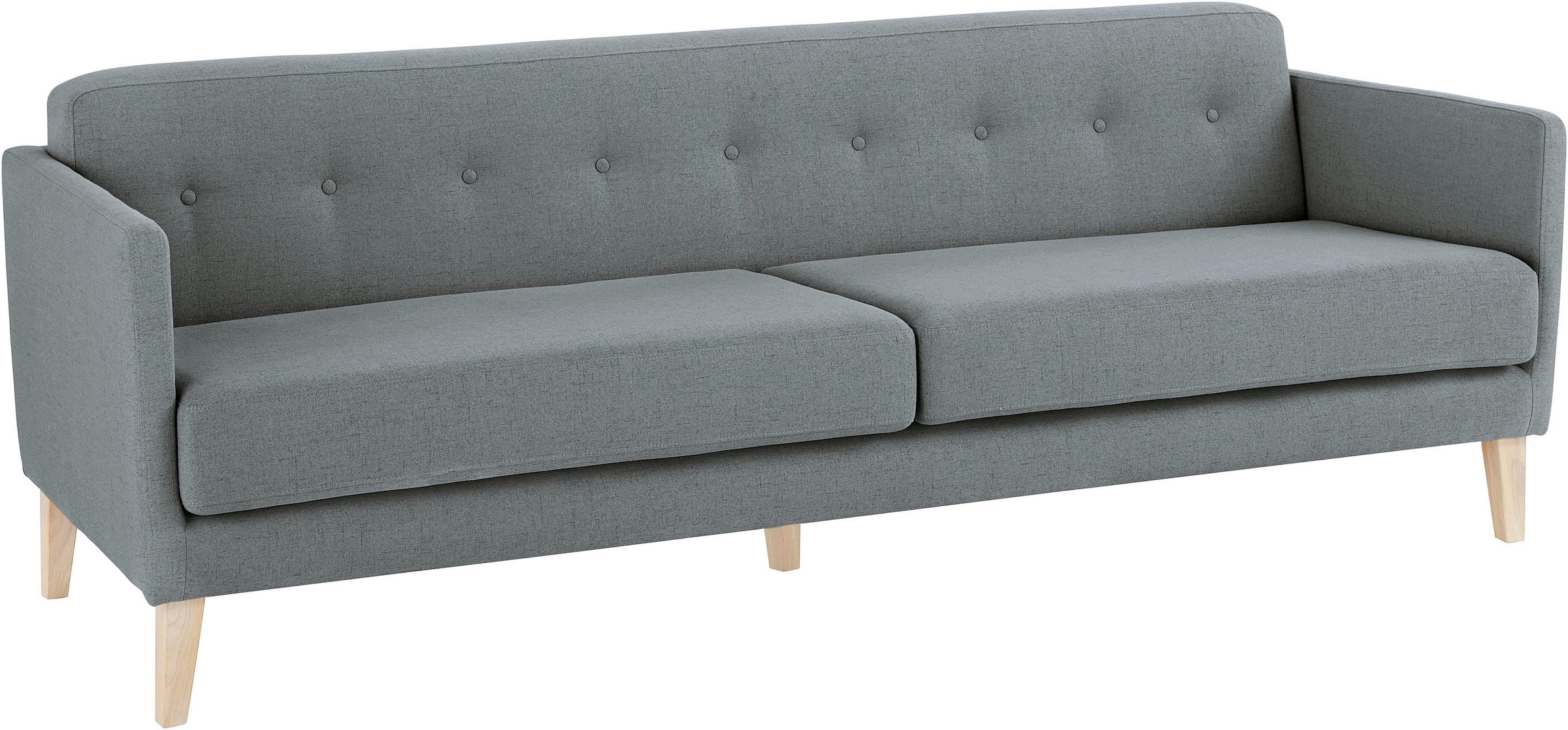 andas 3-Sitzer »Raadal«, in skandinavischem Design, Knopfheftung, Design by Morten Georgsen