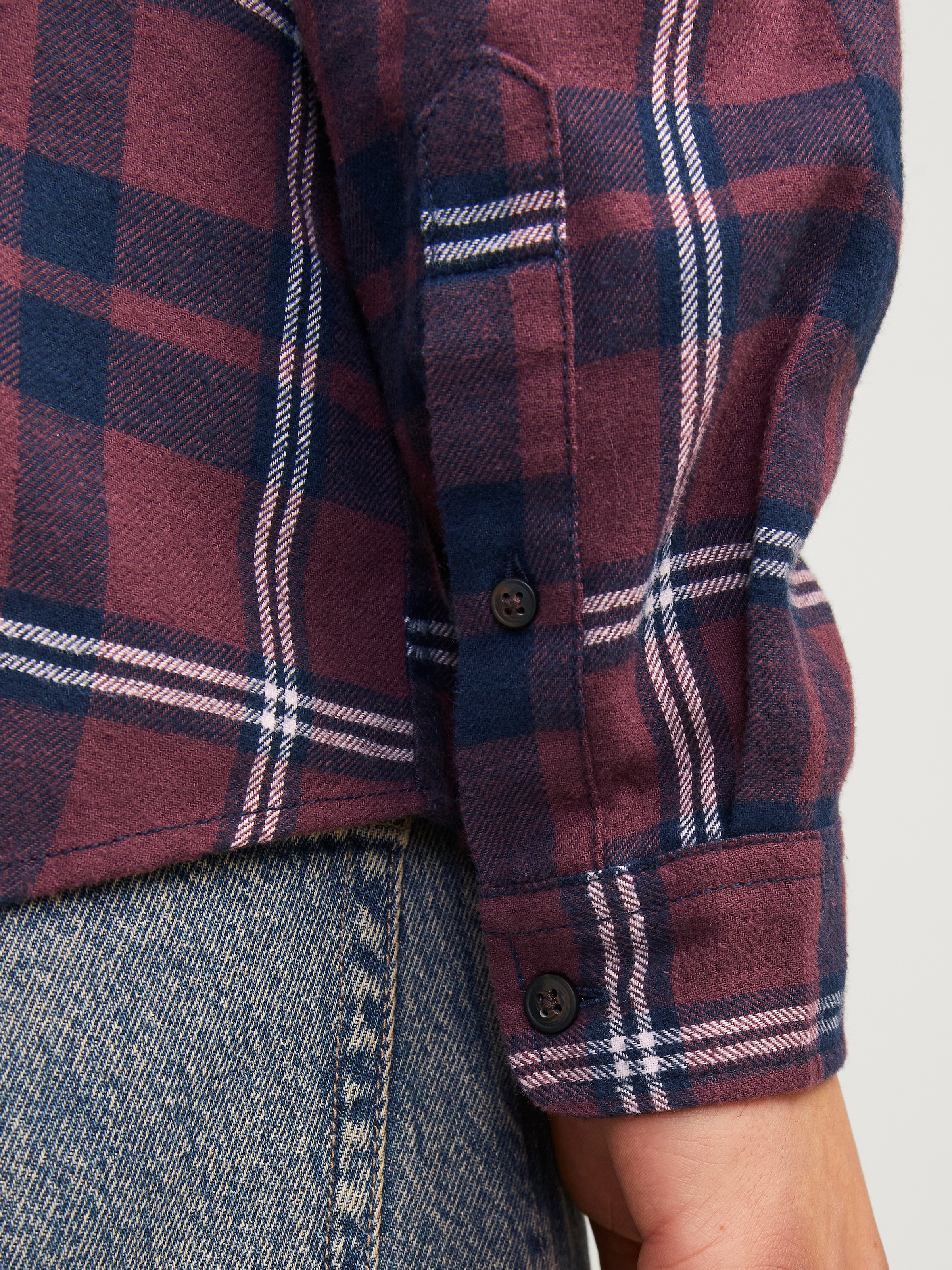 Jack & Jones Langarmhemd »JJJOSHUA FALL FLANNEL SHIRT LS«