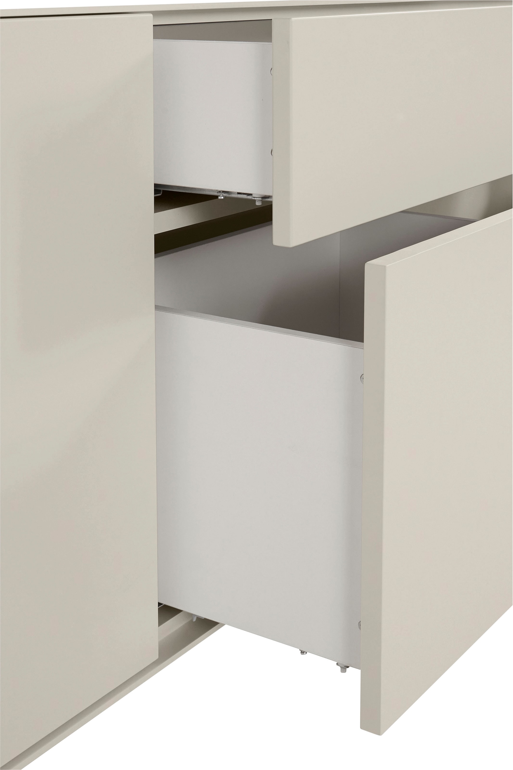 LeGer Home by Lena Gercke Lowboard »Essentials«, (2 St.), Breite: 279cm, MDF lackiert, Push-to-open-Funktion