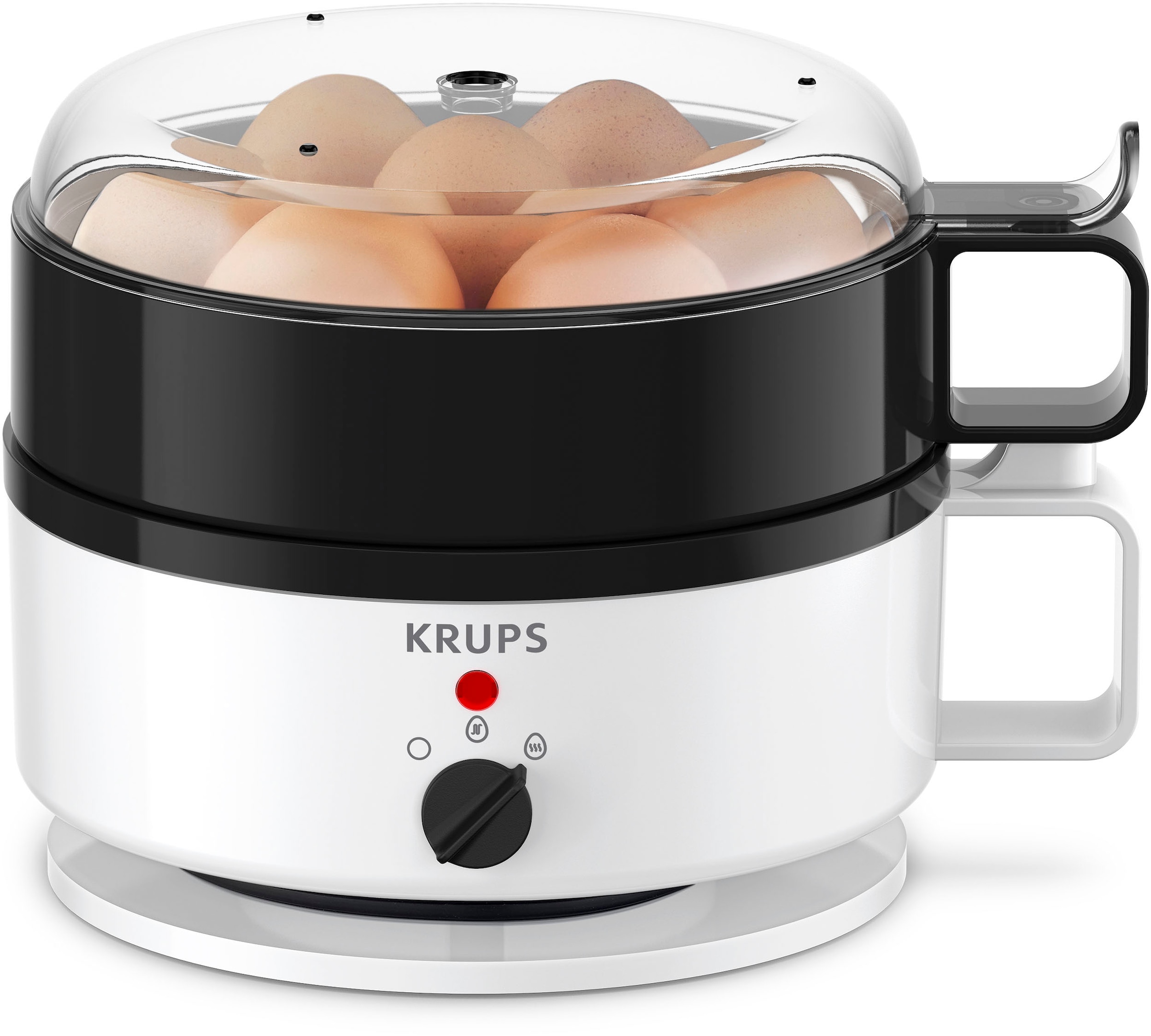 Krups Eierkocher »EG2301 Ovomat Super«, für 7 St. Eier, 400 W, für bis zu 7 Eier, inkl. Koch- und Warmhaltefunktion