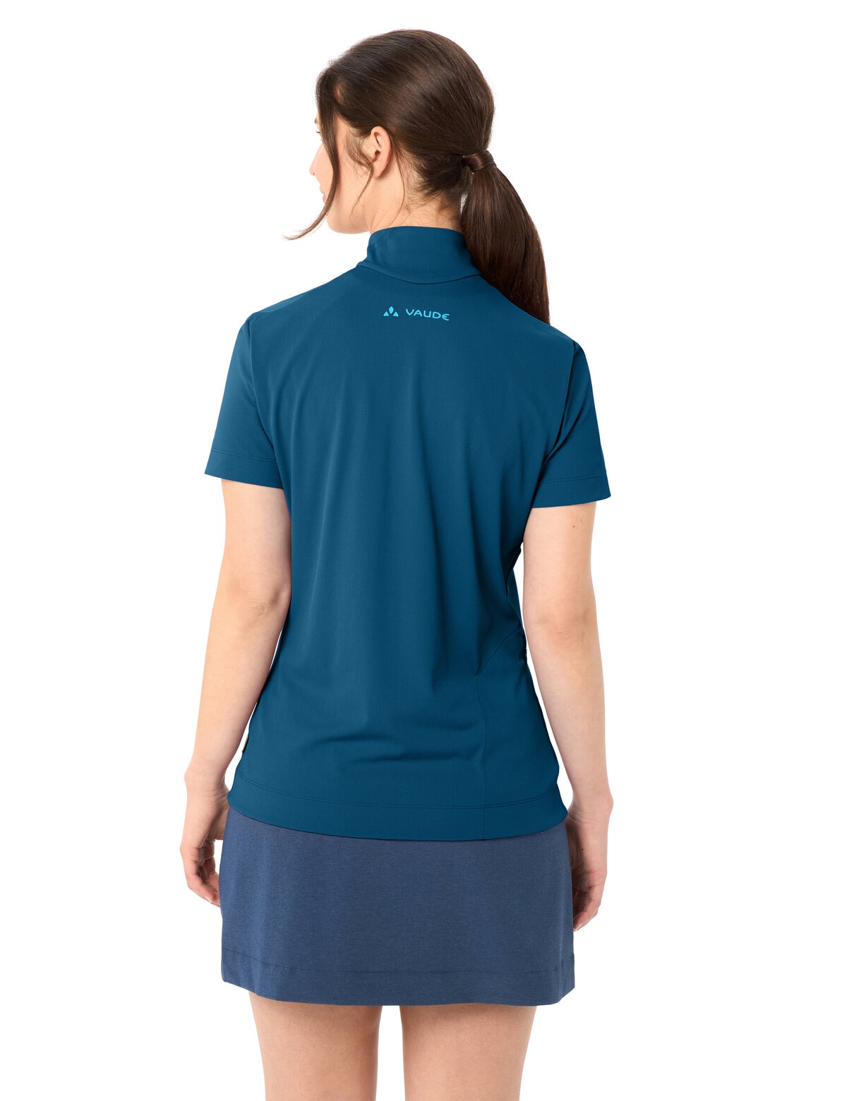 VAUDE Radtrikot »WOMEN'S ADLUX HZ SHIRT« für Radfahren, für Erwachsene, sportliche Passform