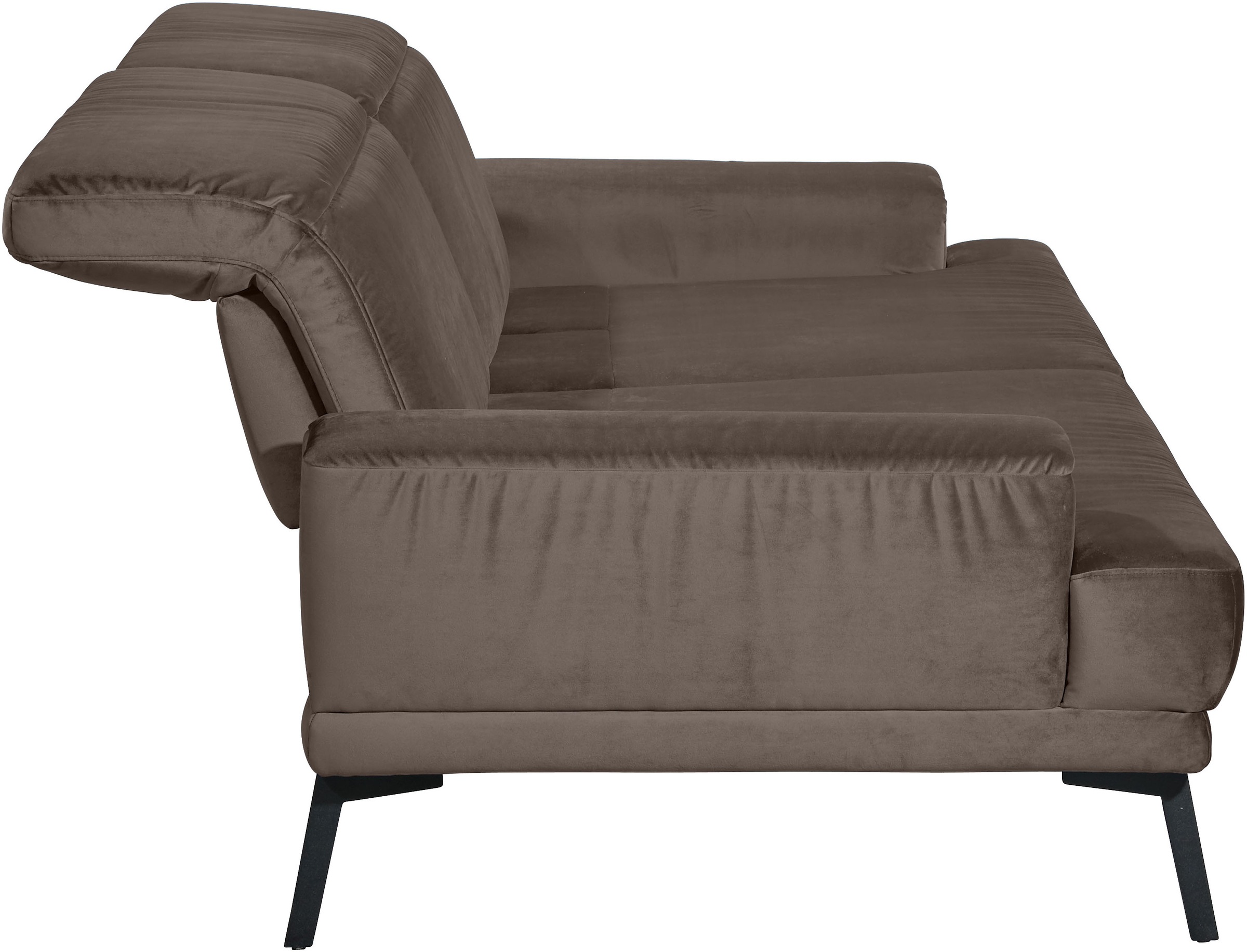 Musterring 2-Sitzer »MR 4580«, inkl. Kopf- und Sitztiefenverstellung, Fuß schwarz, B198 x T103 cm