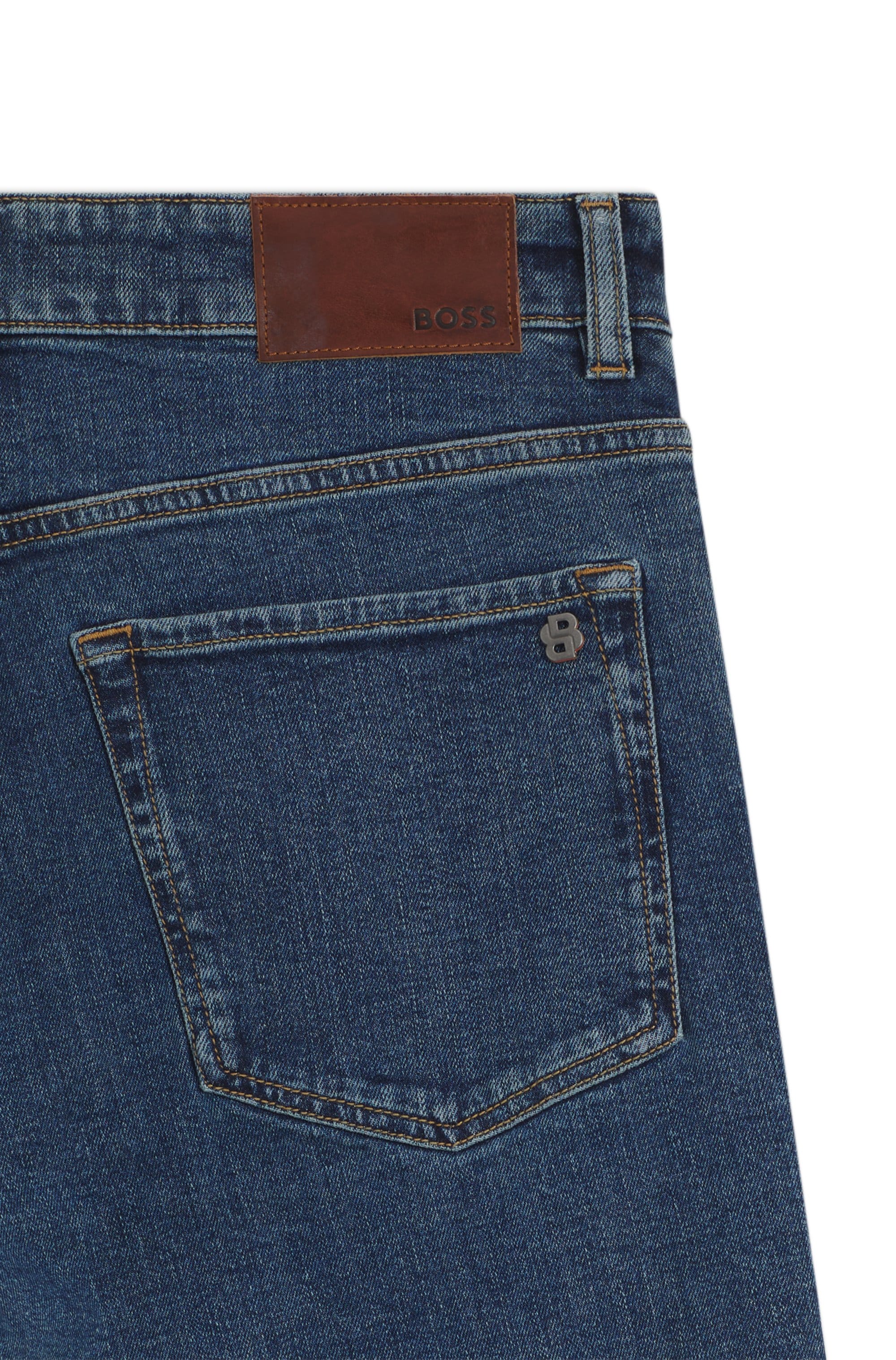 BOSS ORANGE 5-Pocket-Jeans »RE.MAINE« Regular Fit, Baumwoll-Mix, used washed
