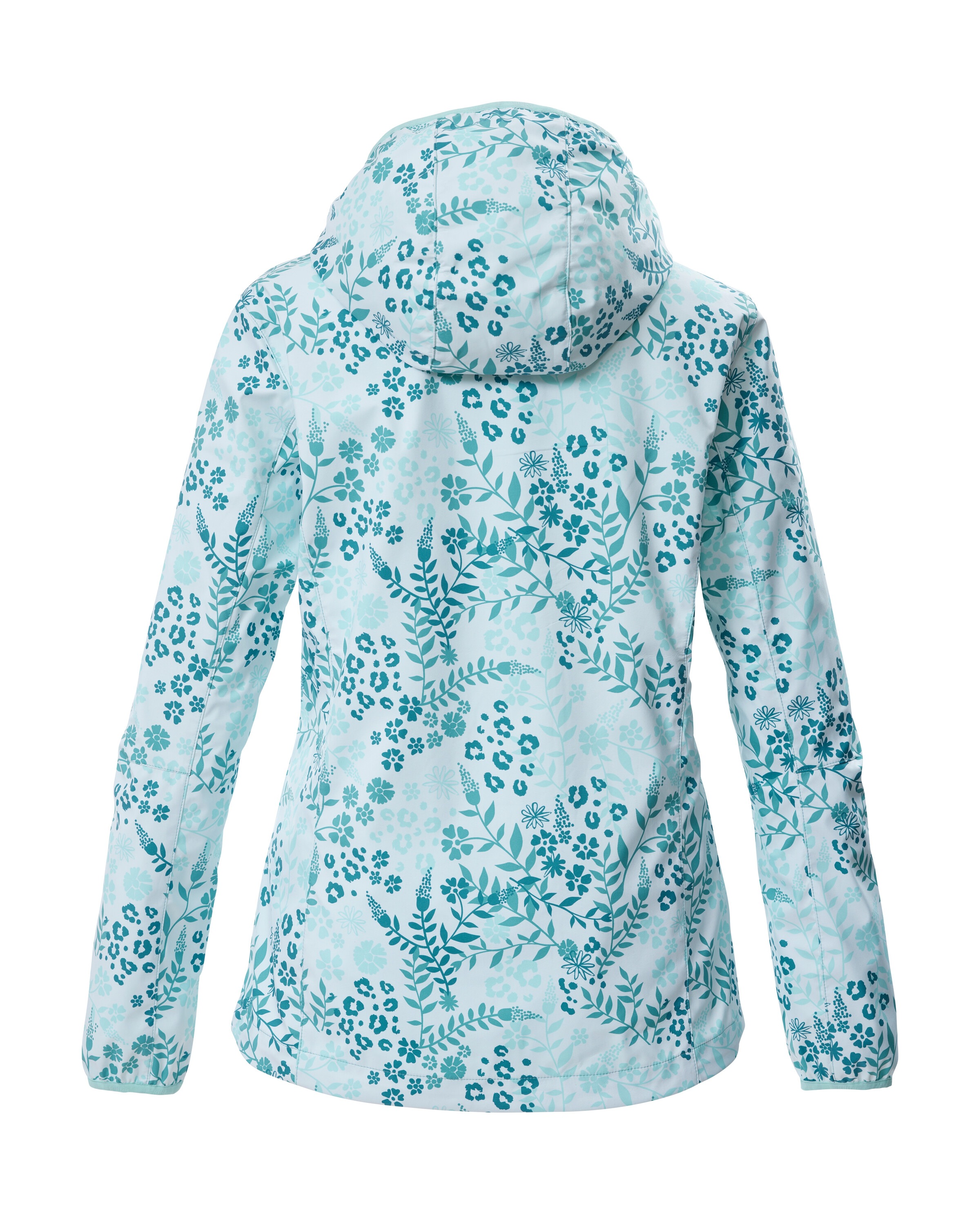 Killtec Softshelljacke »KOS 14 WMN SFTSHLL JCKT AOP« Wasserabweisende, atmungsaktive Softshelljacke mit Kapuze
