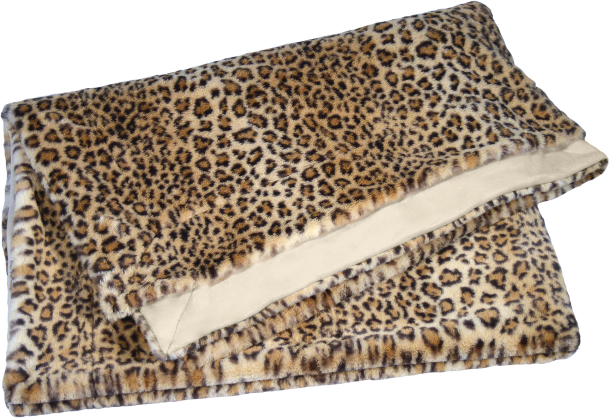 »Leopard«, hochwertigem aus MESANA Wohndecke Fellimitat