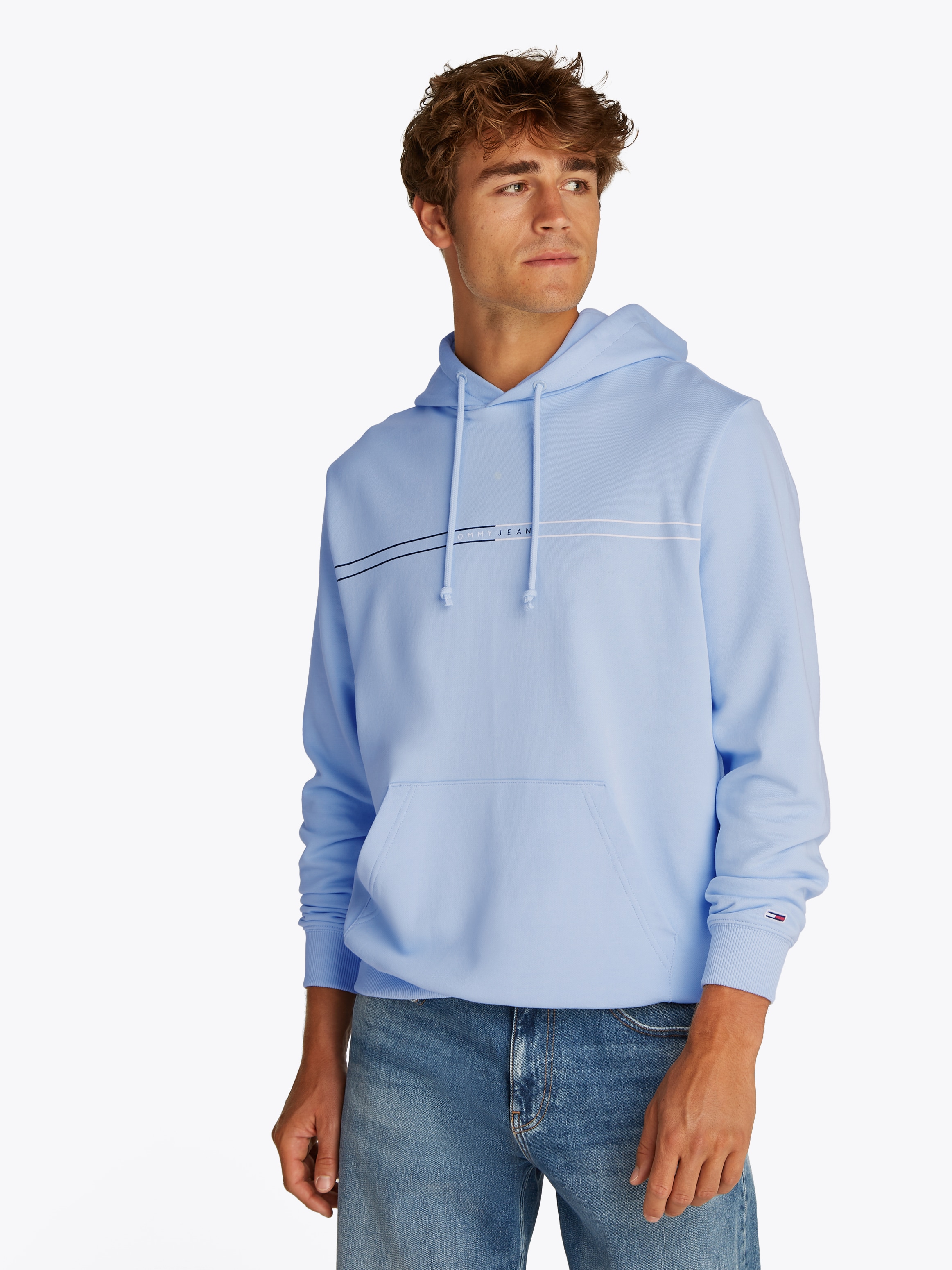Tommy Jeans Kapuzensweatshirt »TJM REG ENTRY GRAPHIC HOODIE EXT«, mit mehrfarbigen Print