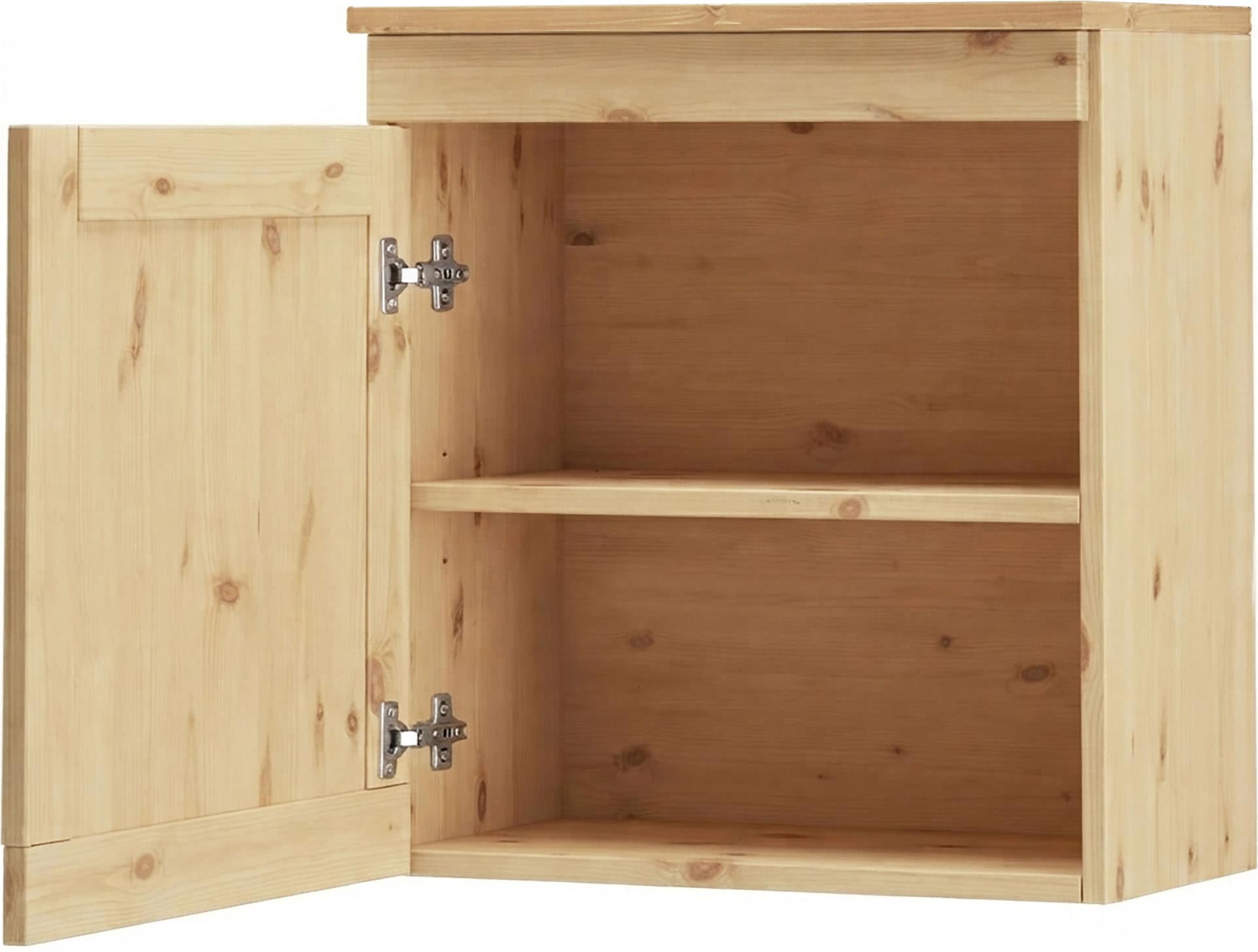 Home affaire Hängeschrank »Oslo« 50 cm breit, aus massiver Kiefer, 1 Tür, Metallgriff, Landhaus-Optik