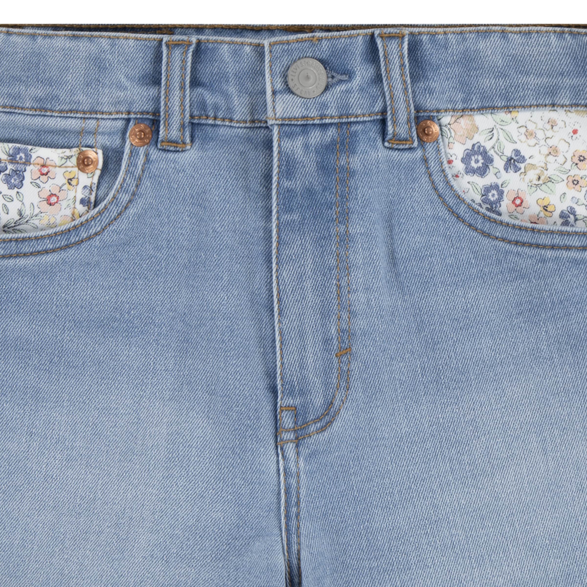 Levi's® Kids Jeansshorts »LVG PRINT BLOCK MOM SHORT« mit kontrastfarbenen Details