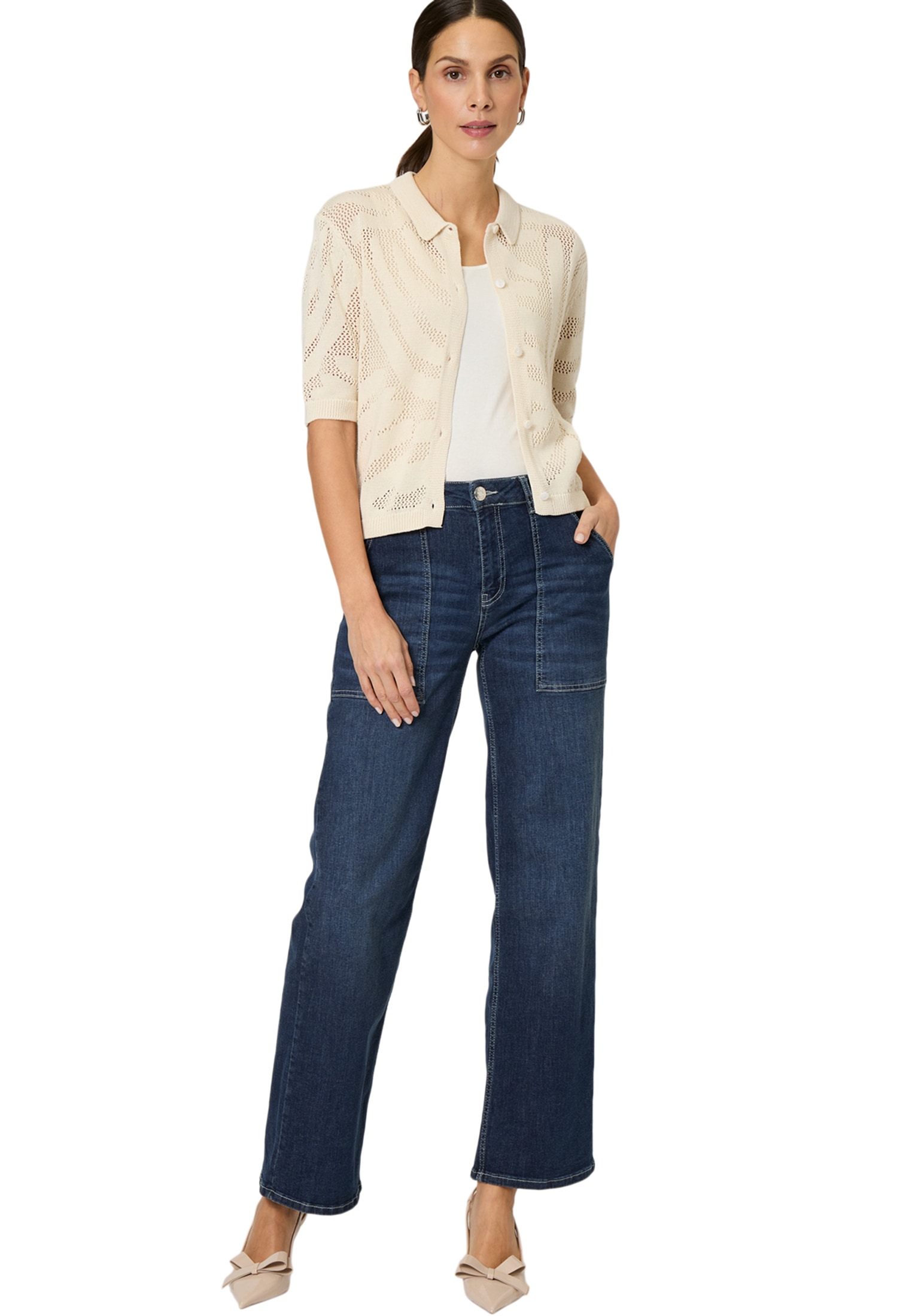 Zero Webhose »Jeans Style WITNEY Wide Leg 32 Inch«