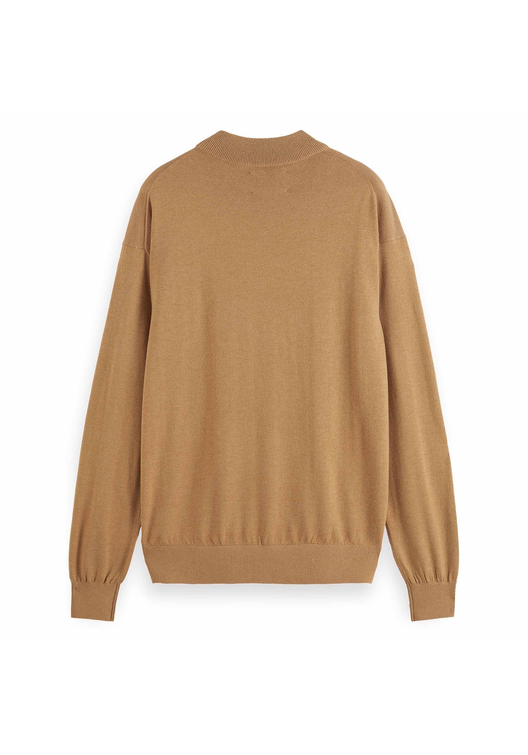 Scotch & Soda Sweatshirt »Strickpullover CORE - DROPPED SHOULDER MOCK NECK PULLOVER«