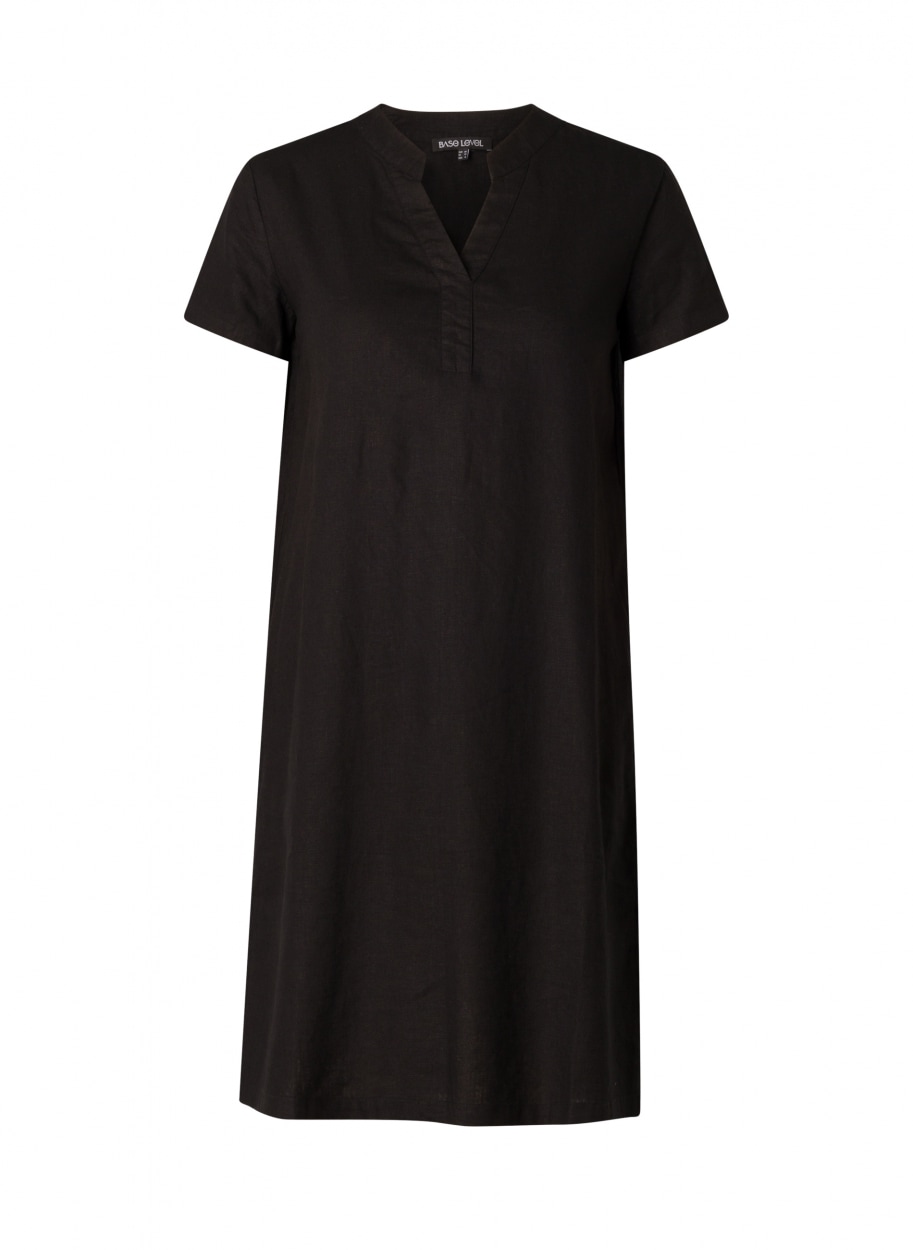 Base Level Curvy Tunikakleid »Yacinthe« Sommerkleid mit Leinen