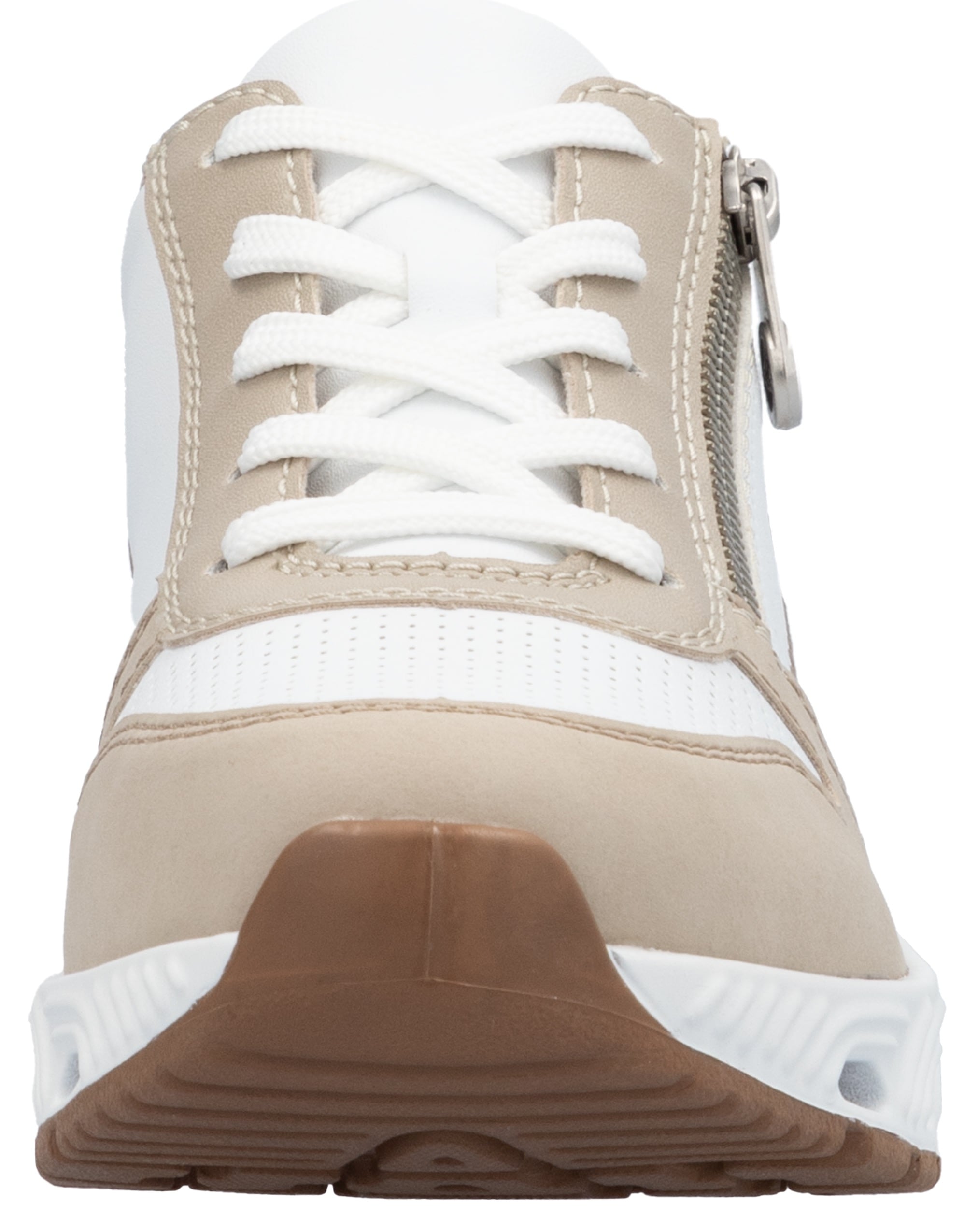 RIEKER Sport Keilsneaker  Schnürschuh, Halbschuh, Freizeitsneaker mit Reißverschluss