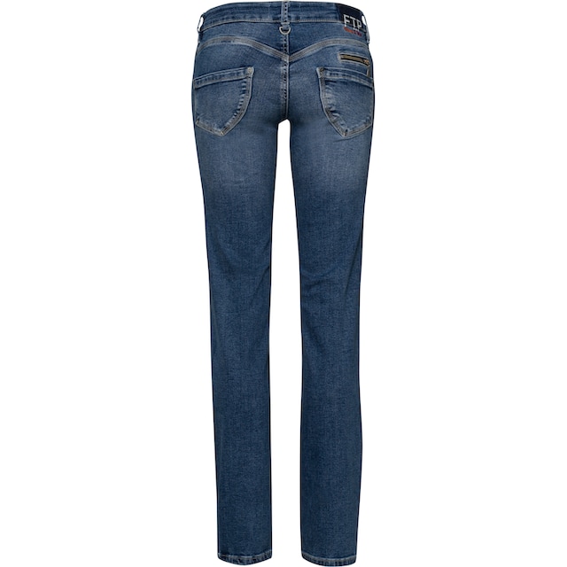 Freeman T. Porter Straight-Jeans »Alexa Straight SDM«, mit Deko-Zippern und  Nieten-Dekor bei ♕