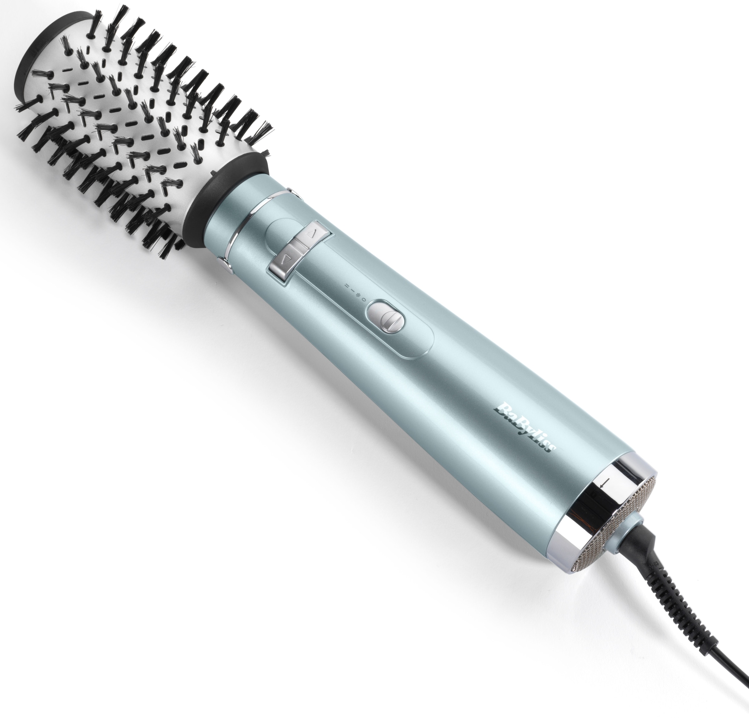 BaByliss Warmluftbürste »BaByliss Hydro Fusion rotierende Warmluftbürste, Anti-Frizz, AS773E« Rundbürstenföhn mit Dual-Ionen, Keramik & 50 mm Rundbürste, 700W