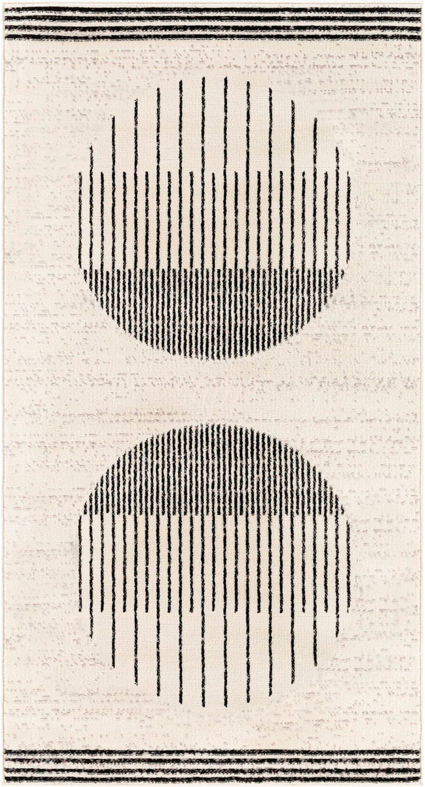 Livabliss Teppich »SANTIAGO« rechteckig 10 mm Höhe Skandinavischer Teppich, Kurzflor Boho-Wohnzimmerteppich, Läufer