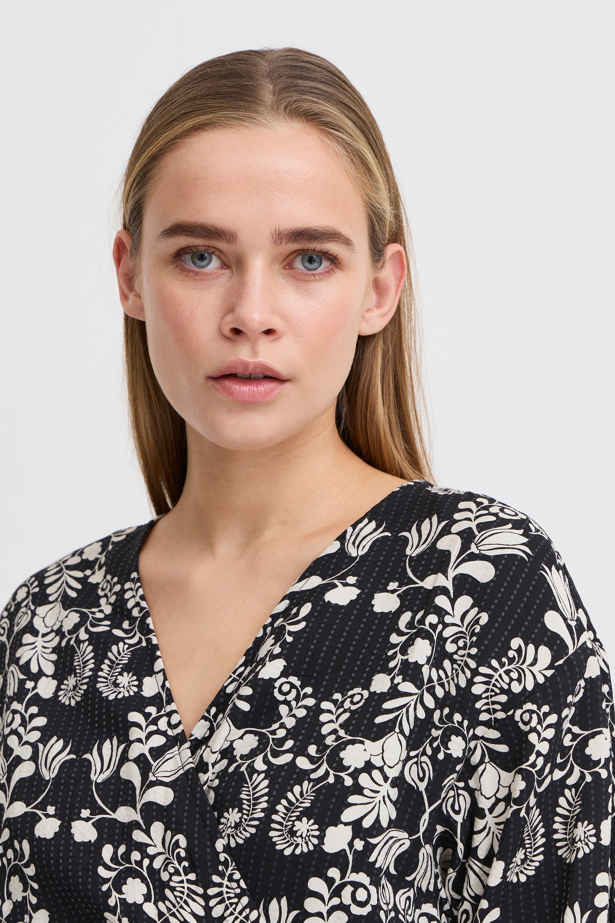 Ichi Midikleid »Damen Kleid IHGOCINA«