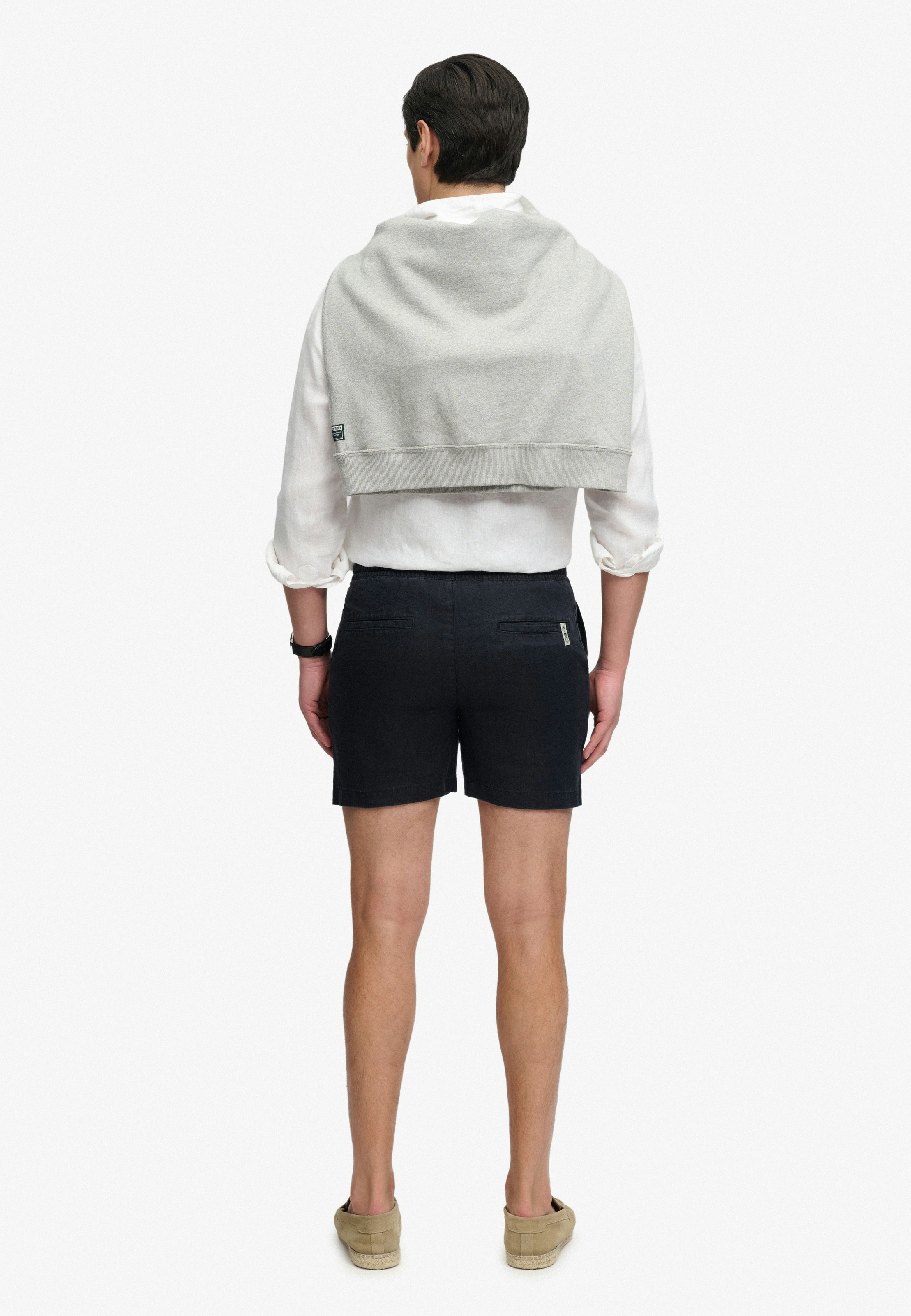 Superdry Shorts »MERCHANT LINEN SHORT«  aus Leinen, Relaxed Fit, mit Reißverschluss