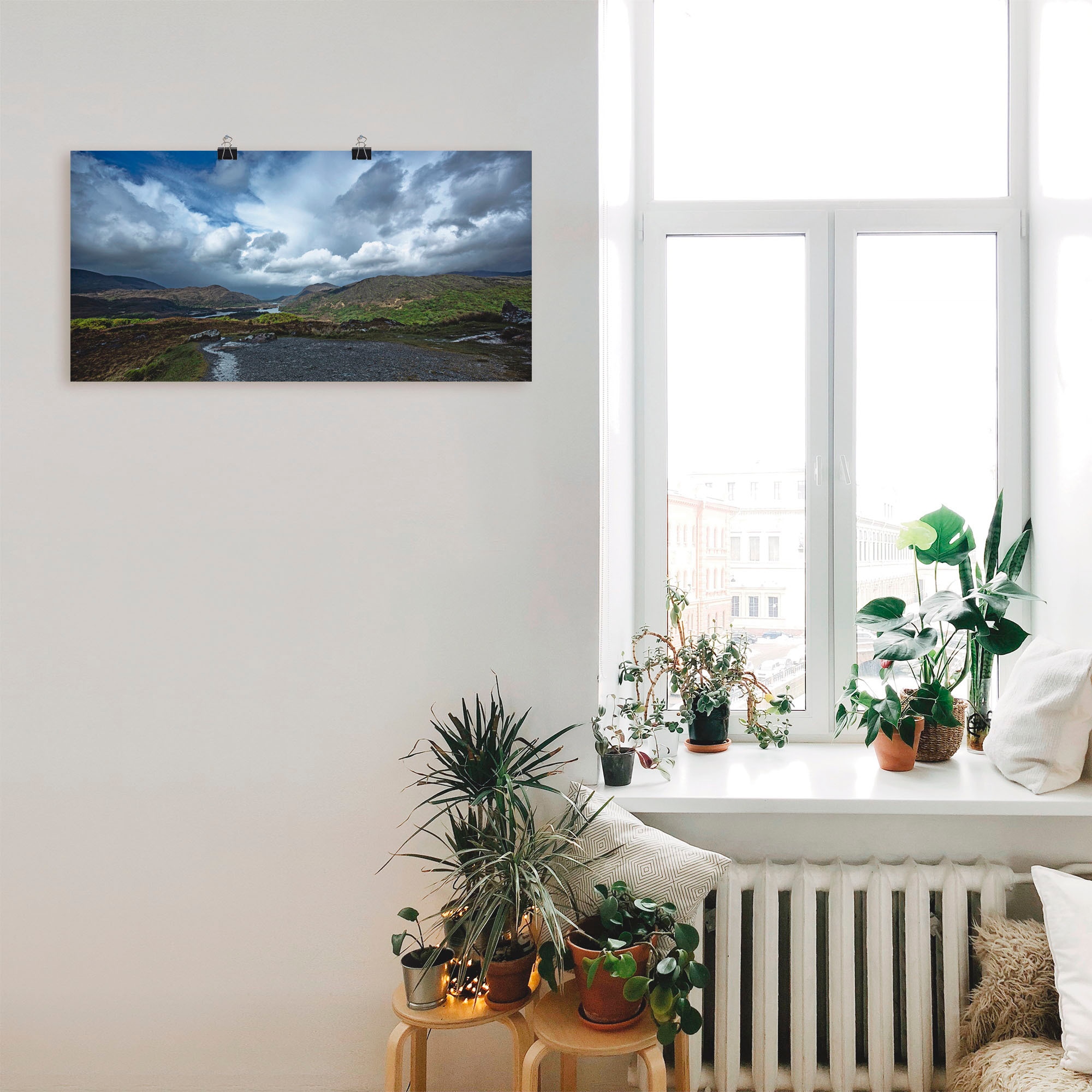 Artland Poster »Irland - Natur pur«, Europa, (1 St.), als Leinwandbild, Wandaufkleber oder Poster in versch. Größen