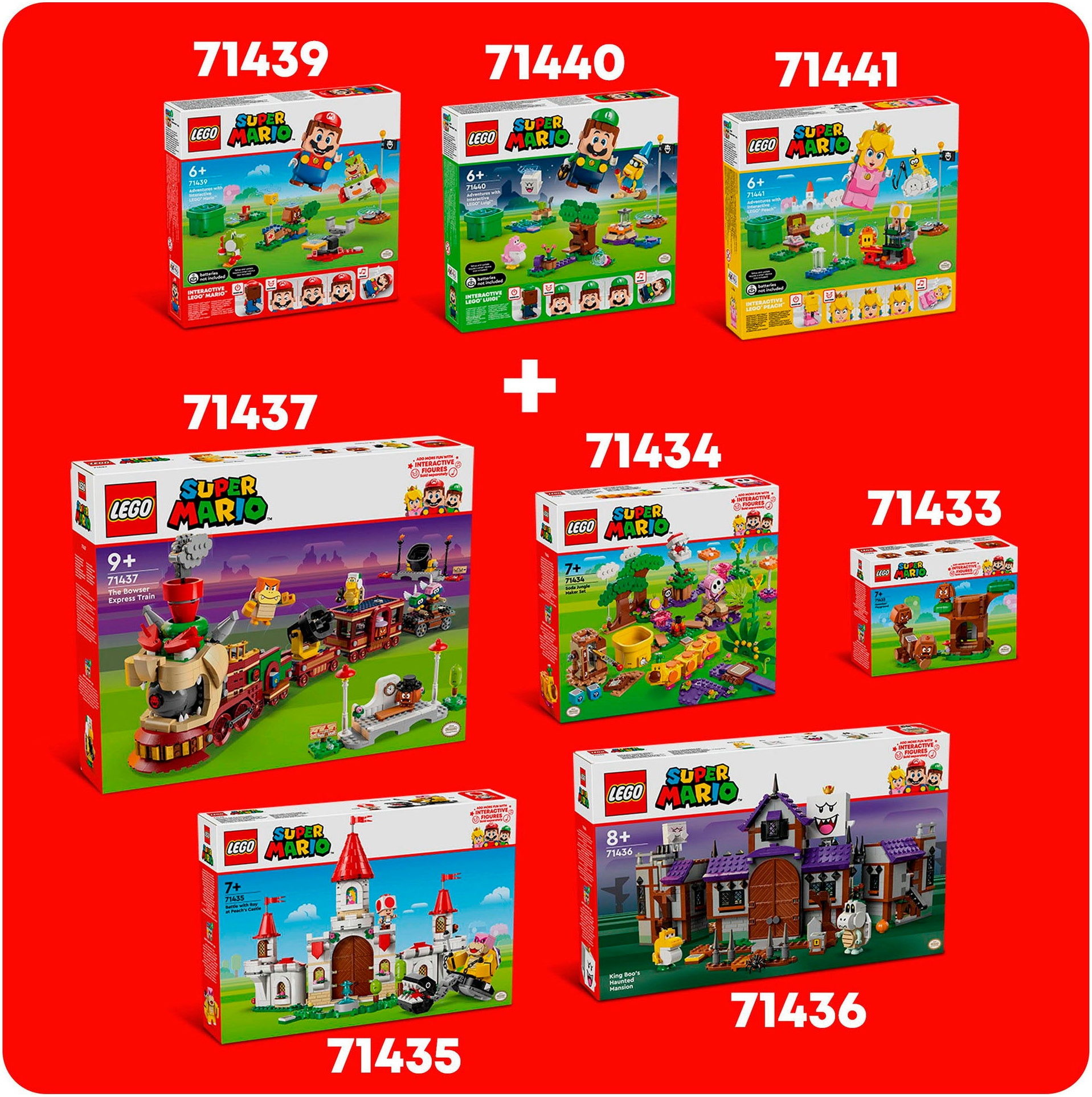 LEGO® Konstruktionsspielsteine »König Buu Huus Spukhaus (71436), LEGO Super Mario«, (932 St.), Made in Europe