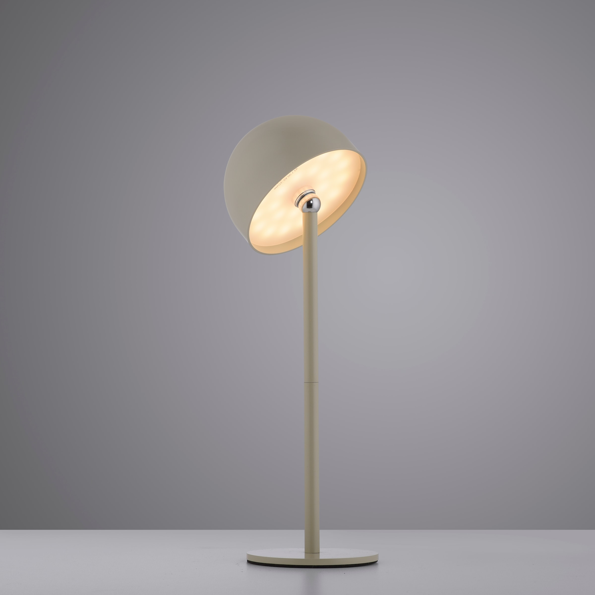 OTTO home Tischleuchte »Akku Tischlampe Garrin Indoor Outdoor, magnetischer Flaschenaufsatz« LED-Board Warmweiß Pilzlampe Flaschenaufsatz, Regulierung der Lichtstärke, Pilz, Lampe