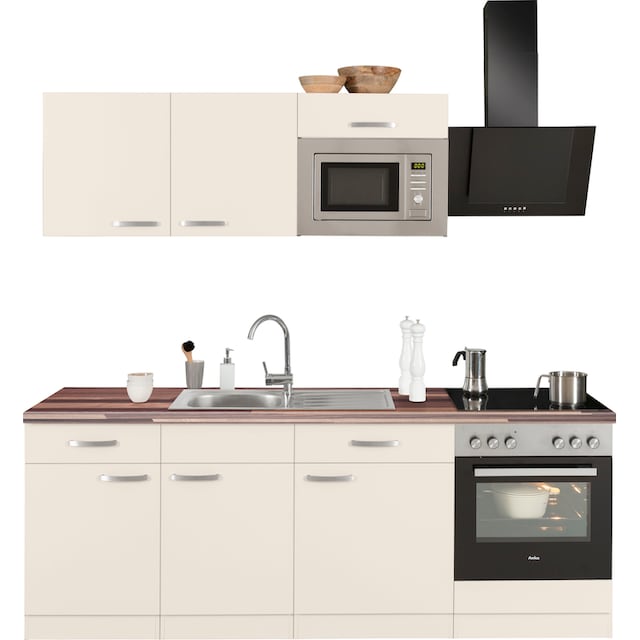 wiho Küchen Küchenzeile »Kansas«, mit E-Geräten, Breite 220 cm auf Raten  kaufen