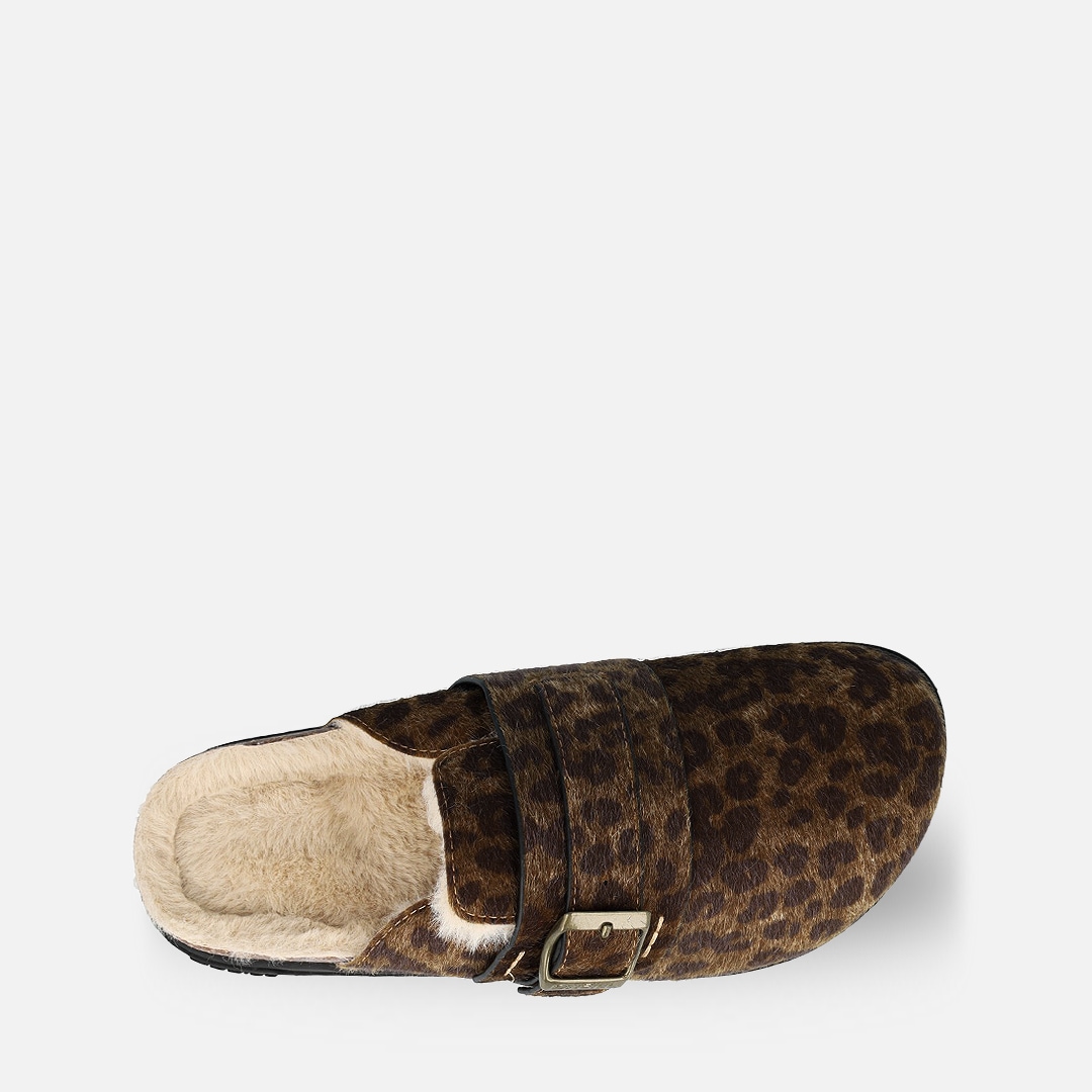O'Neill Hausschuh »LERRY FUR MULE WOMEN LOW«  mit Leo-Muster