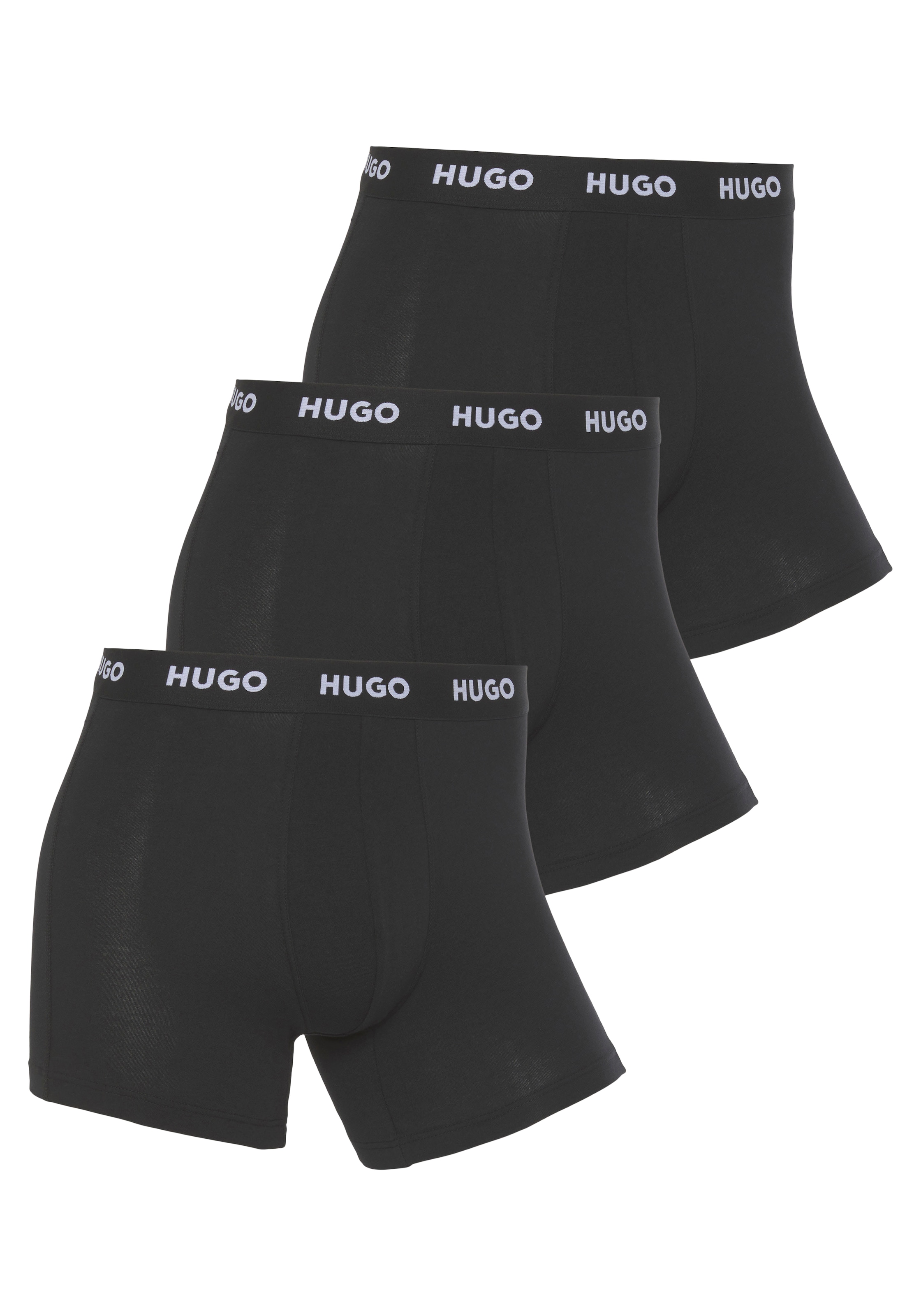 Boxer »BOXERBR TRIPLET PACK«, (3 St.), mit HUGO Logo-Elastikbund