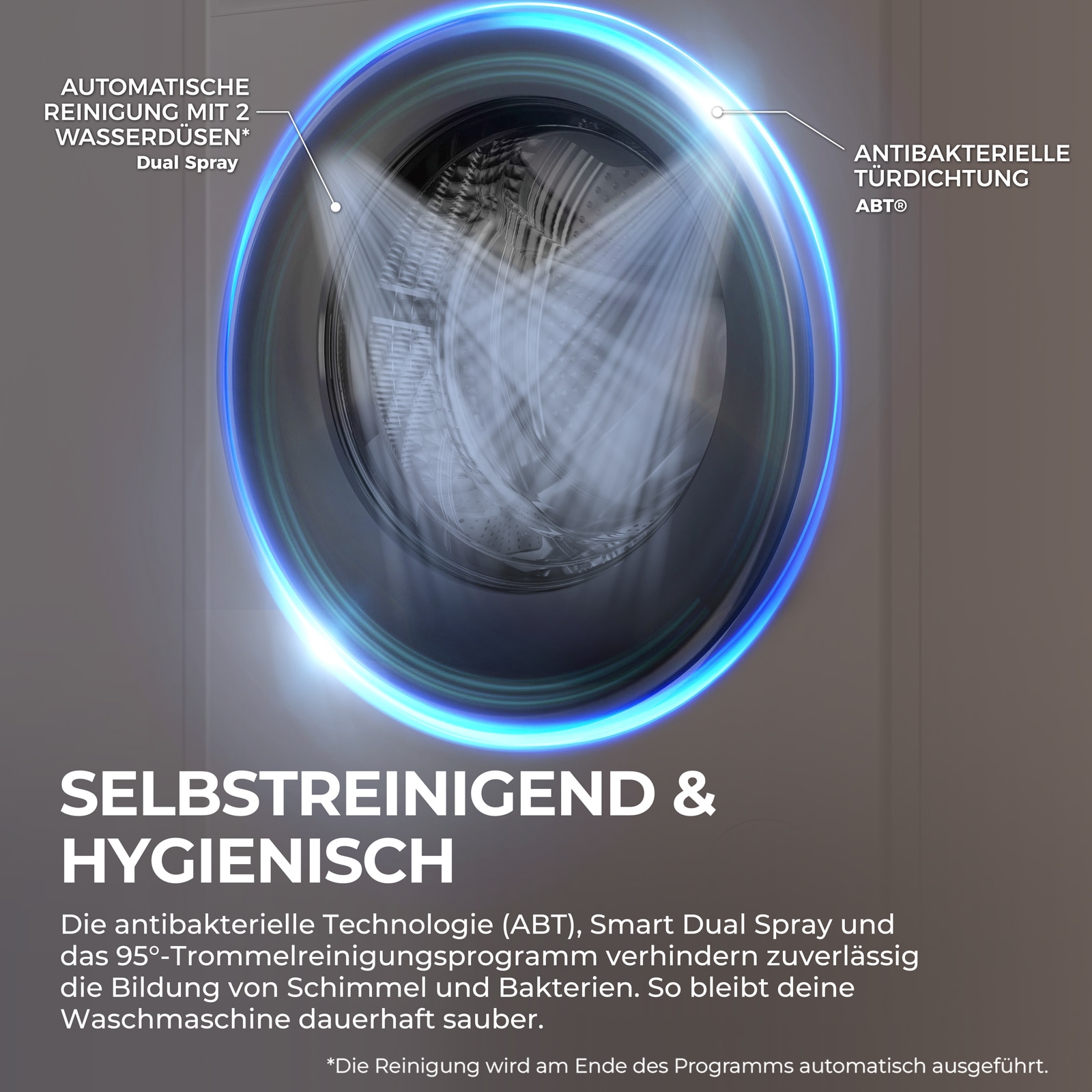 Haier Waschtrockner »HWD80-BP14687TU1« G9 Serie 8 kg /5 kg UltraFresh & UltraSense