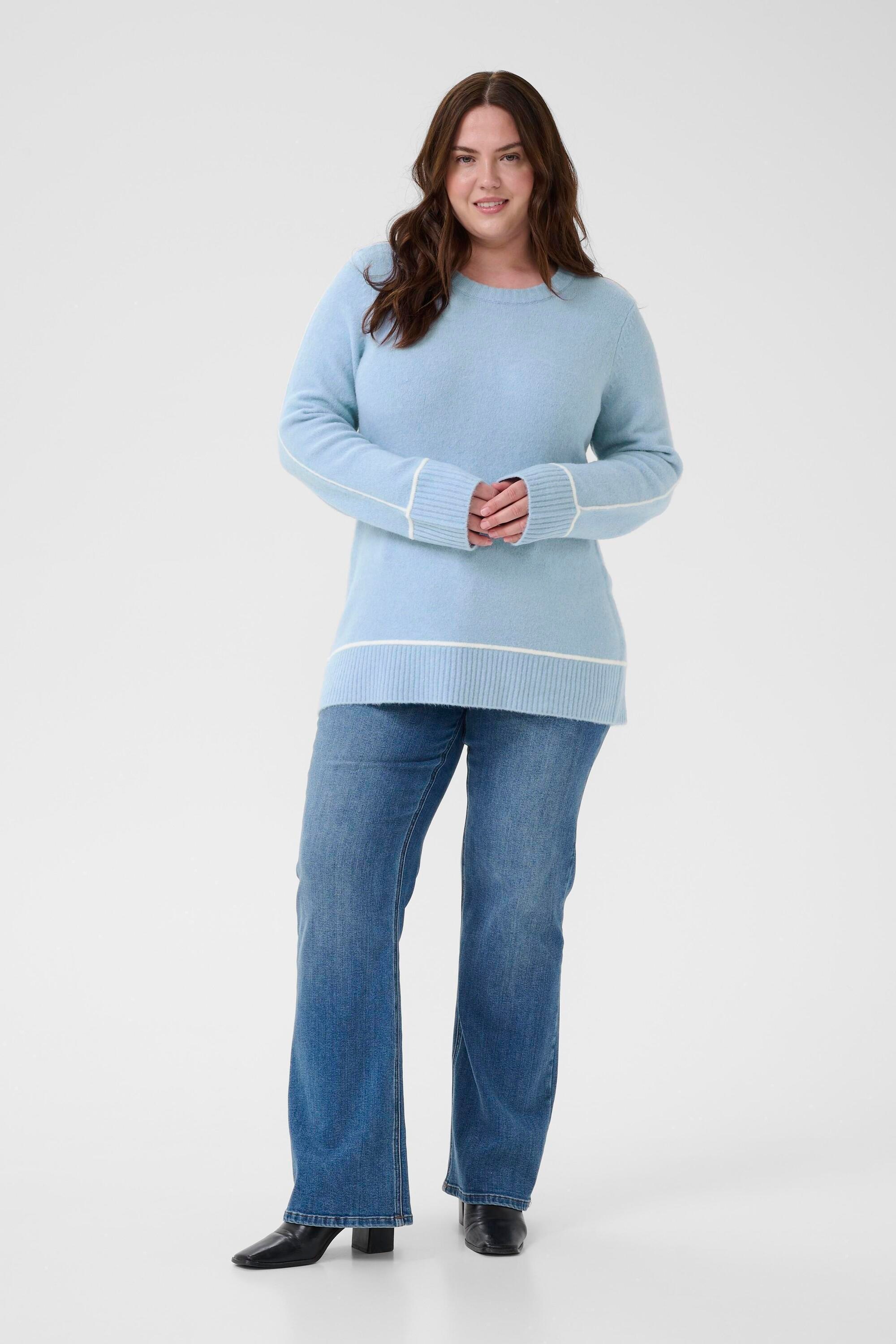 KAFFE Curve Strickpullover »Damen Strickpullover KCjina«