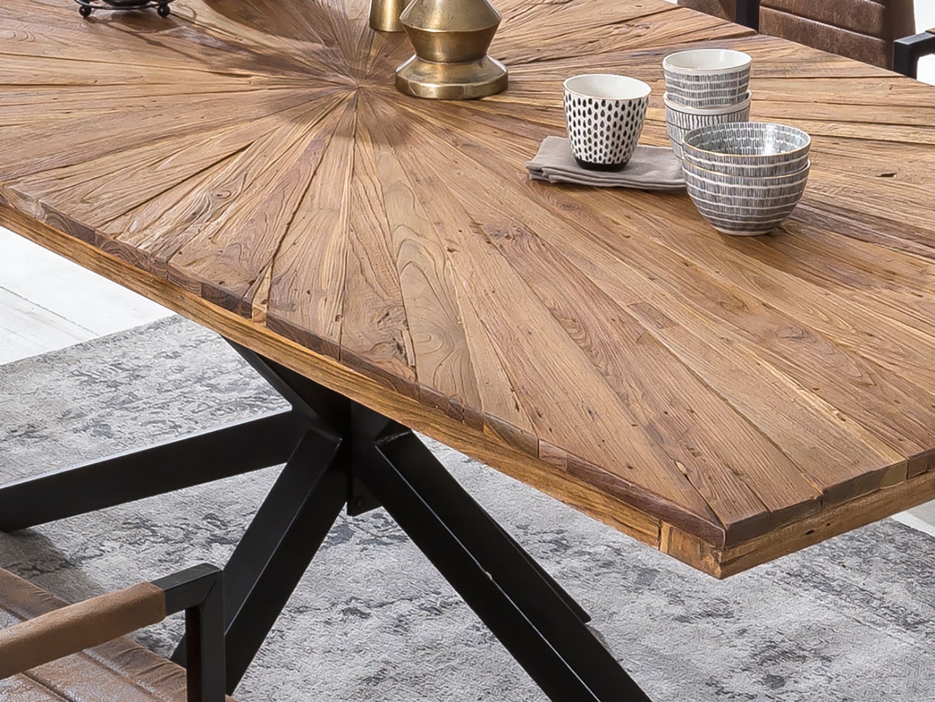 SIT Tischplatte, mit extravagantem Sonnendesign
